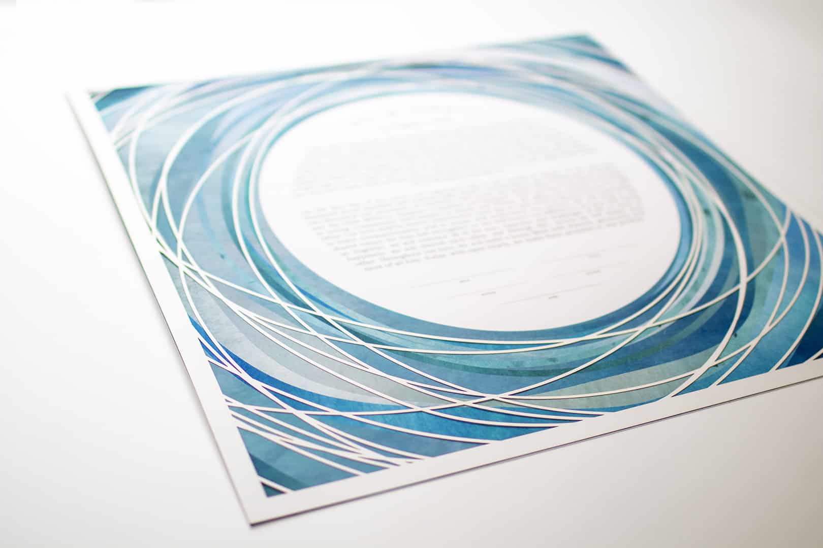  Tide Pool Papercut Ketubah by Adriana Saipe、mySite、elrpsem3k