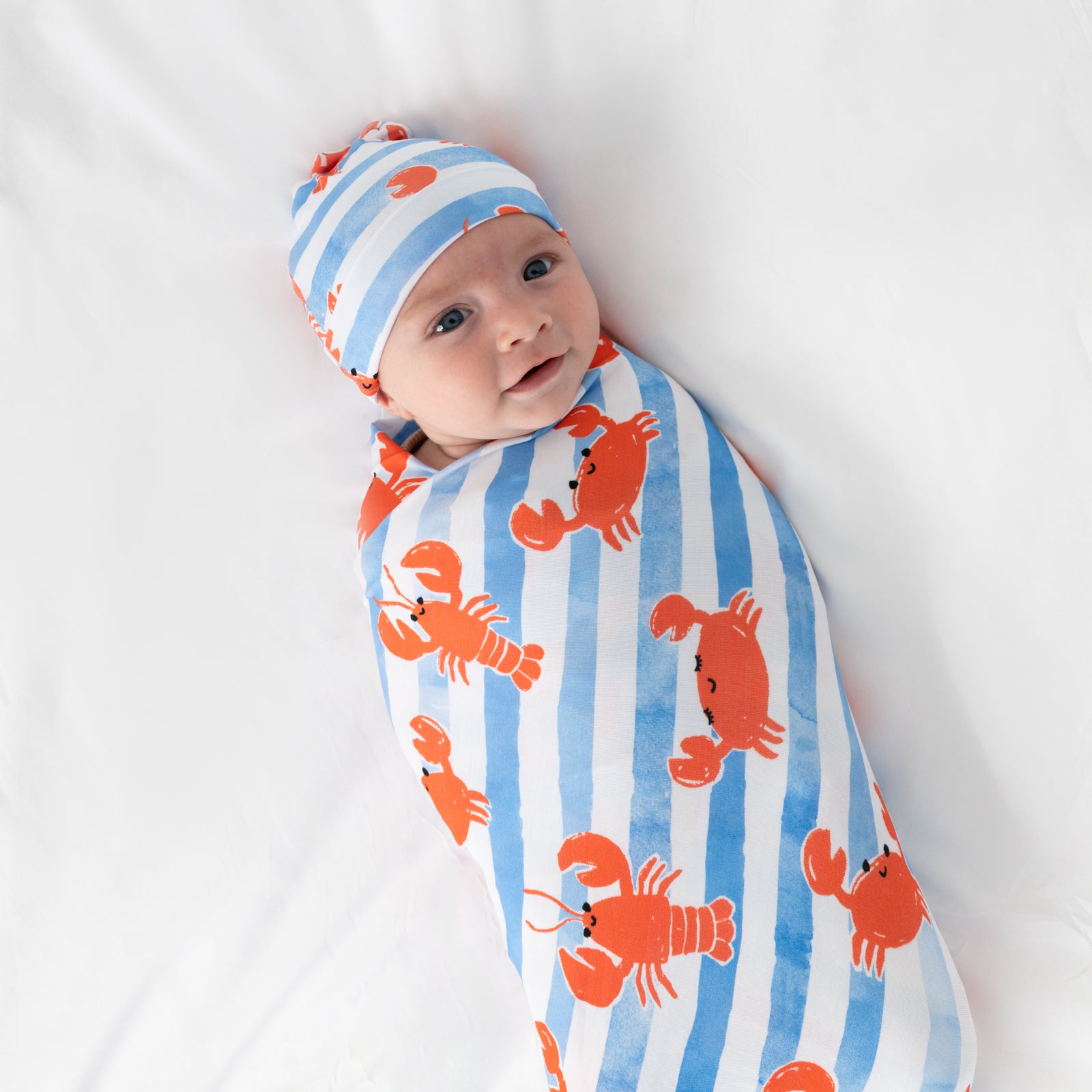 Crustacean Crew Swaddle & Hat Set、mySite、g9winljtr
