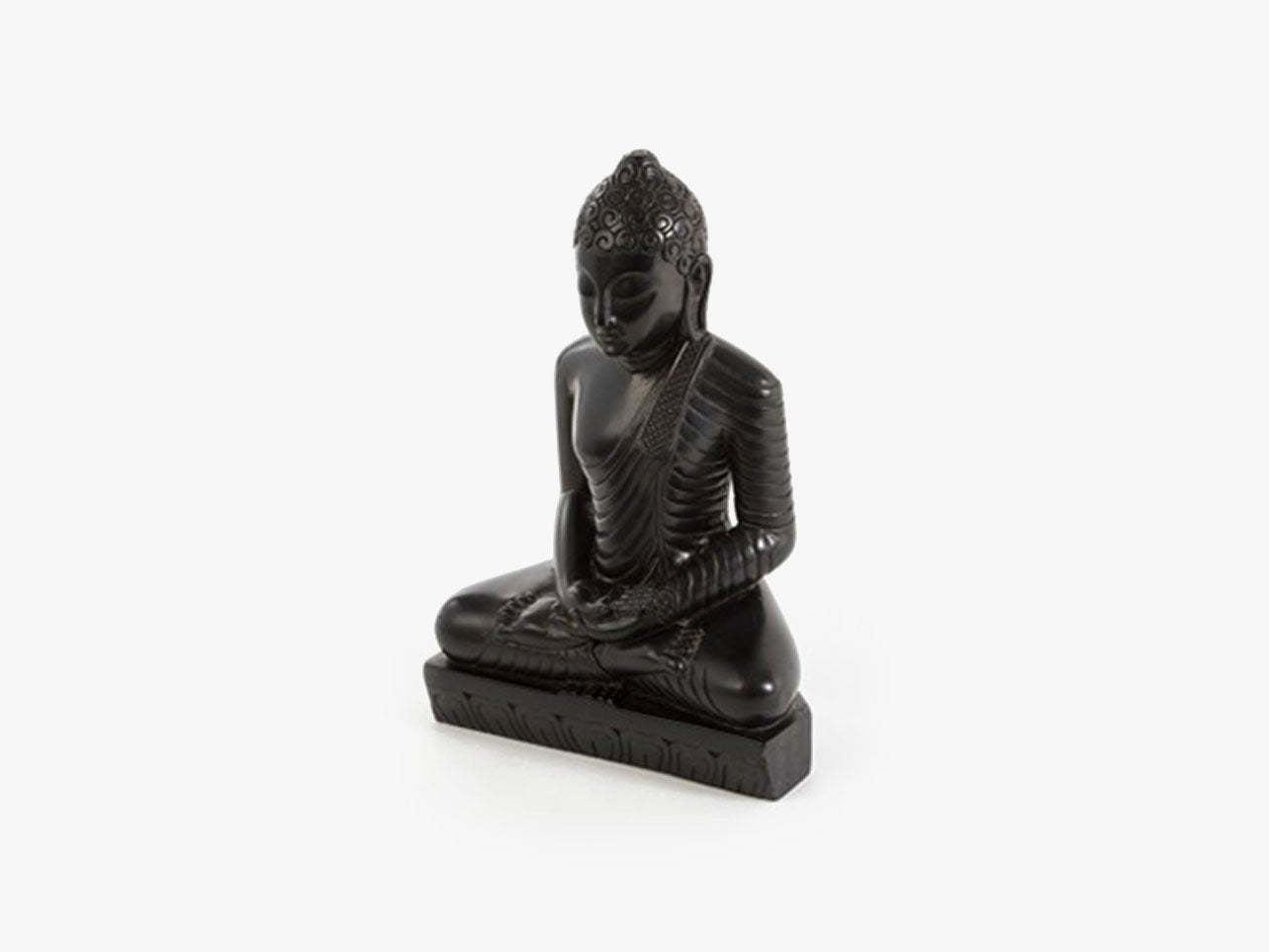 Sitting Buddha - Soft Granite (Medium, 30cm)、mySite、topwebapps