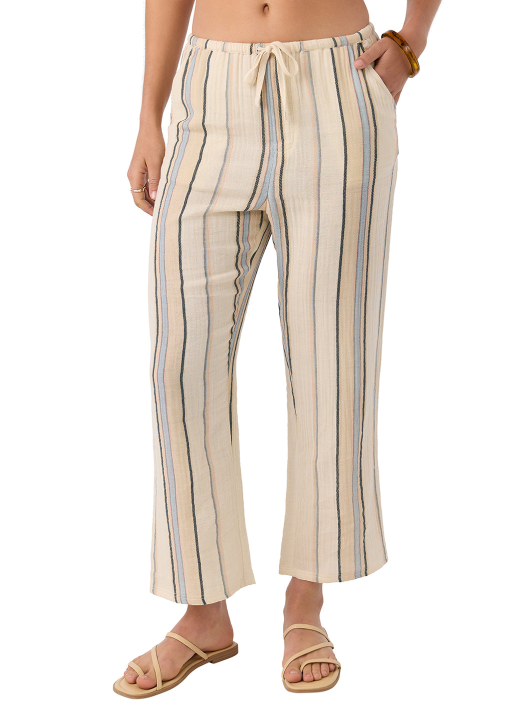 O'Neill Women's Brenda Stripe Cover Up Pants、mySite、noshort