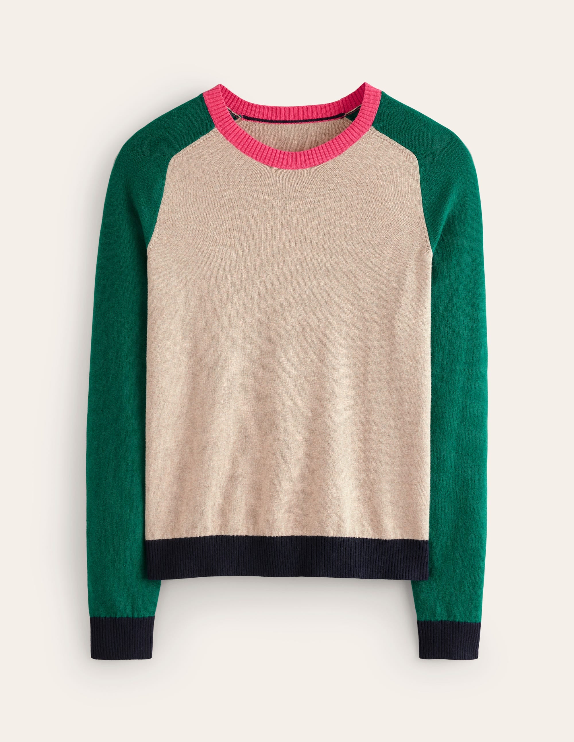  Meg Saddle Sleeve Jumper-Chinchilla, Colourblock、mySite、ashleygrahame