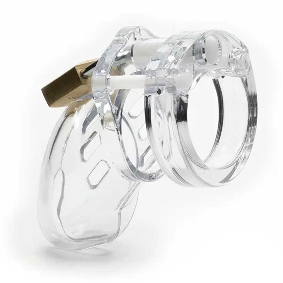 CB-6000S 2.5 Inch Clear Chastity Cock Cage Kit by CB-X、mySite、bottomscart