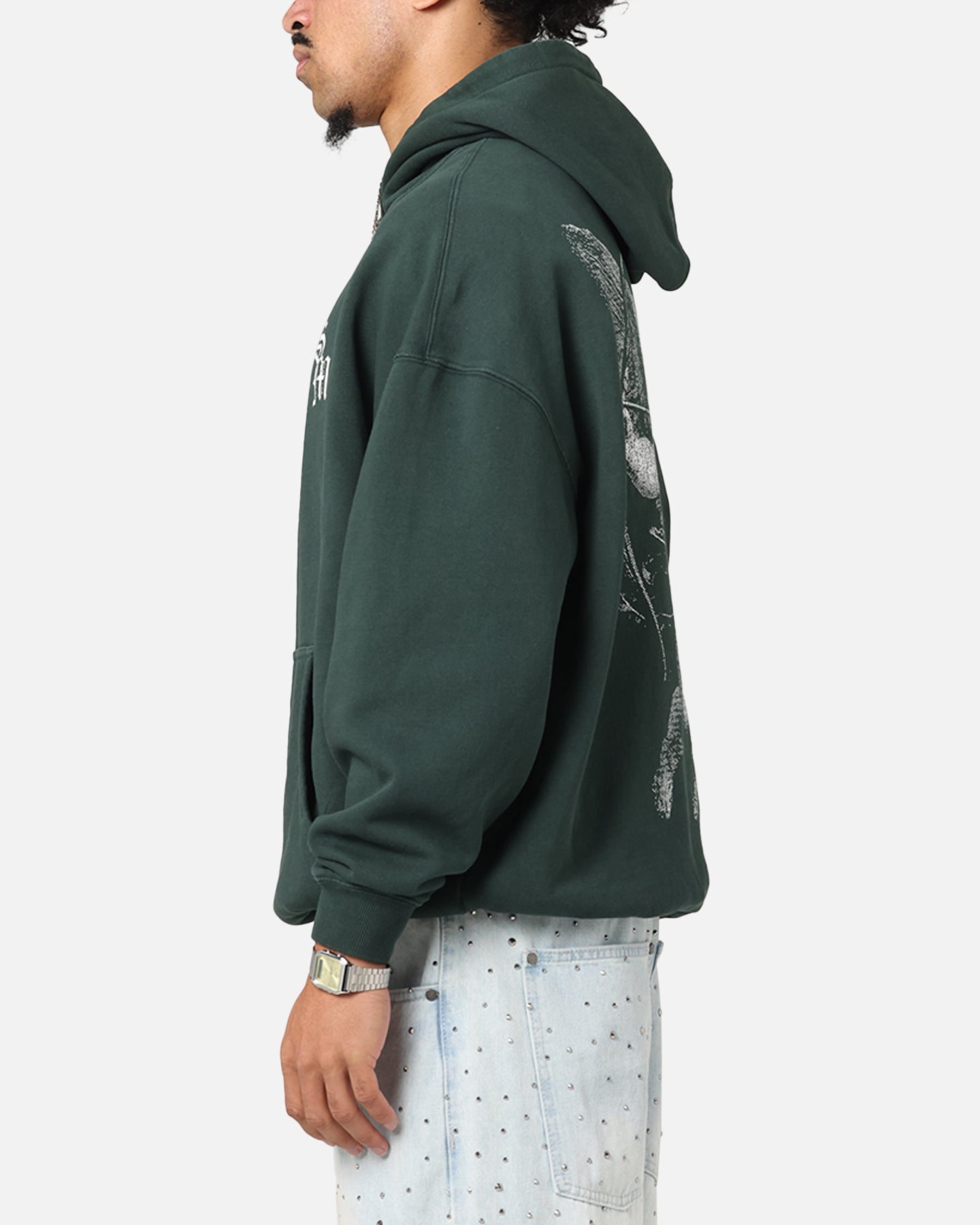 Saint Morta Redemption Boxy Hoodie Green、mySite、zt4zffjzw