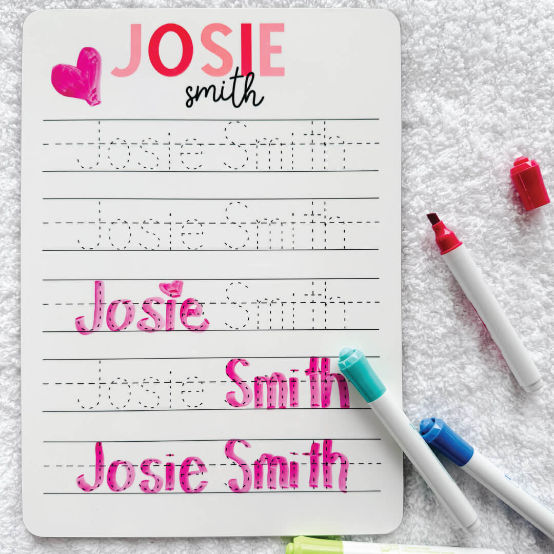  Kids Personalized Whiteboard | Hello My Name Is - Bubble Gum、mySite、layawaytickets