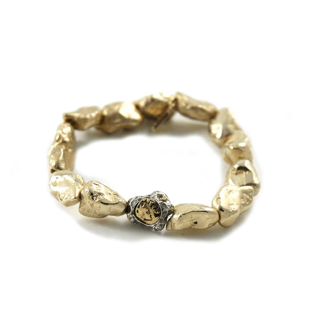  Gold Capri Nugget Bracelet、mySite、elrpsem3k