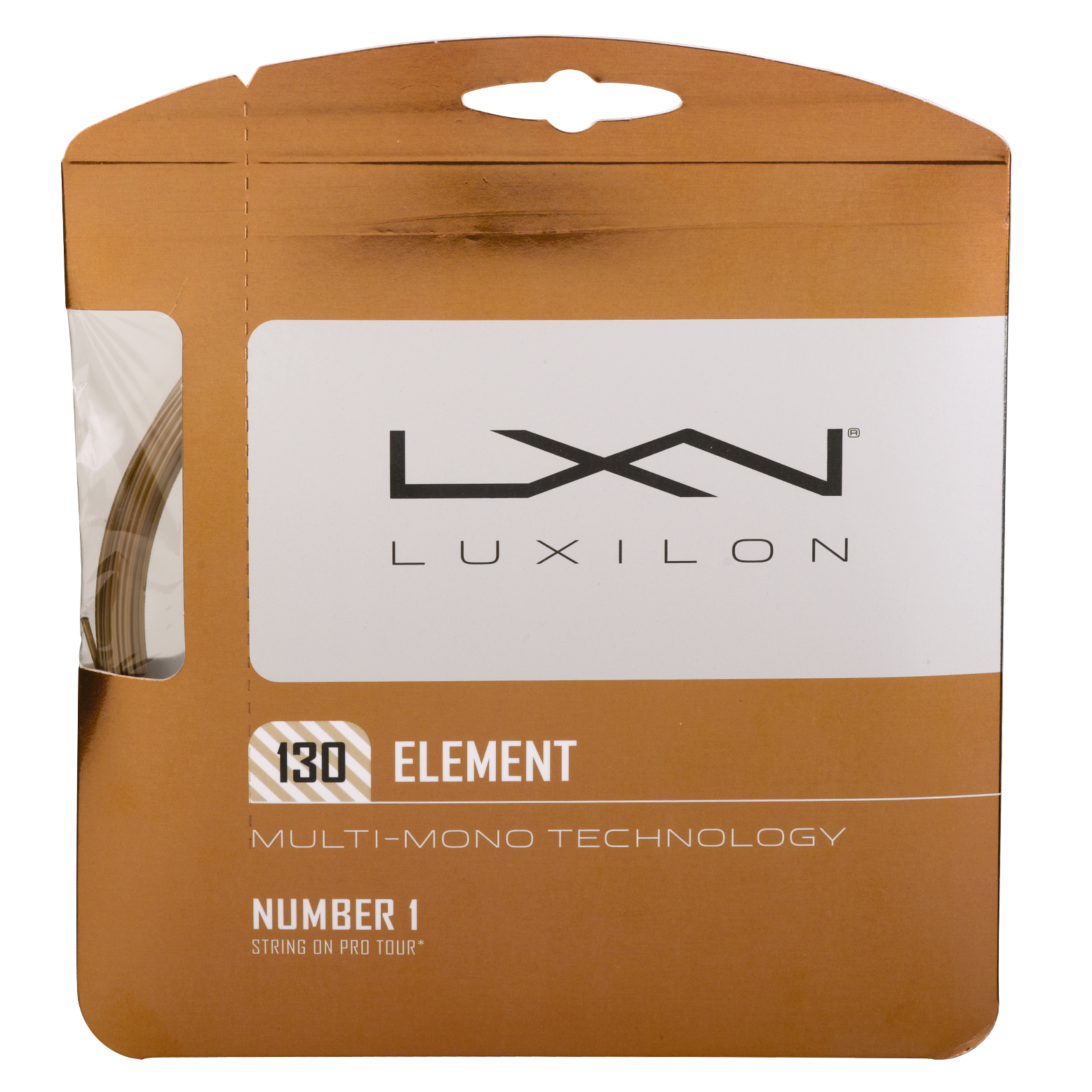 Luxilon Element 16/1.30 Tennis String (Bronze)