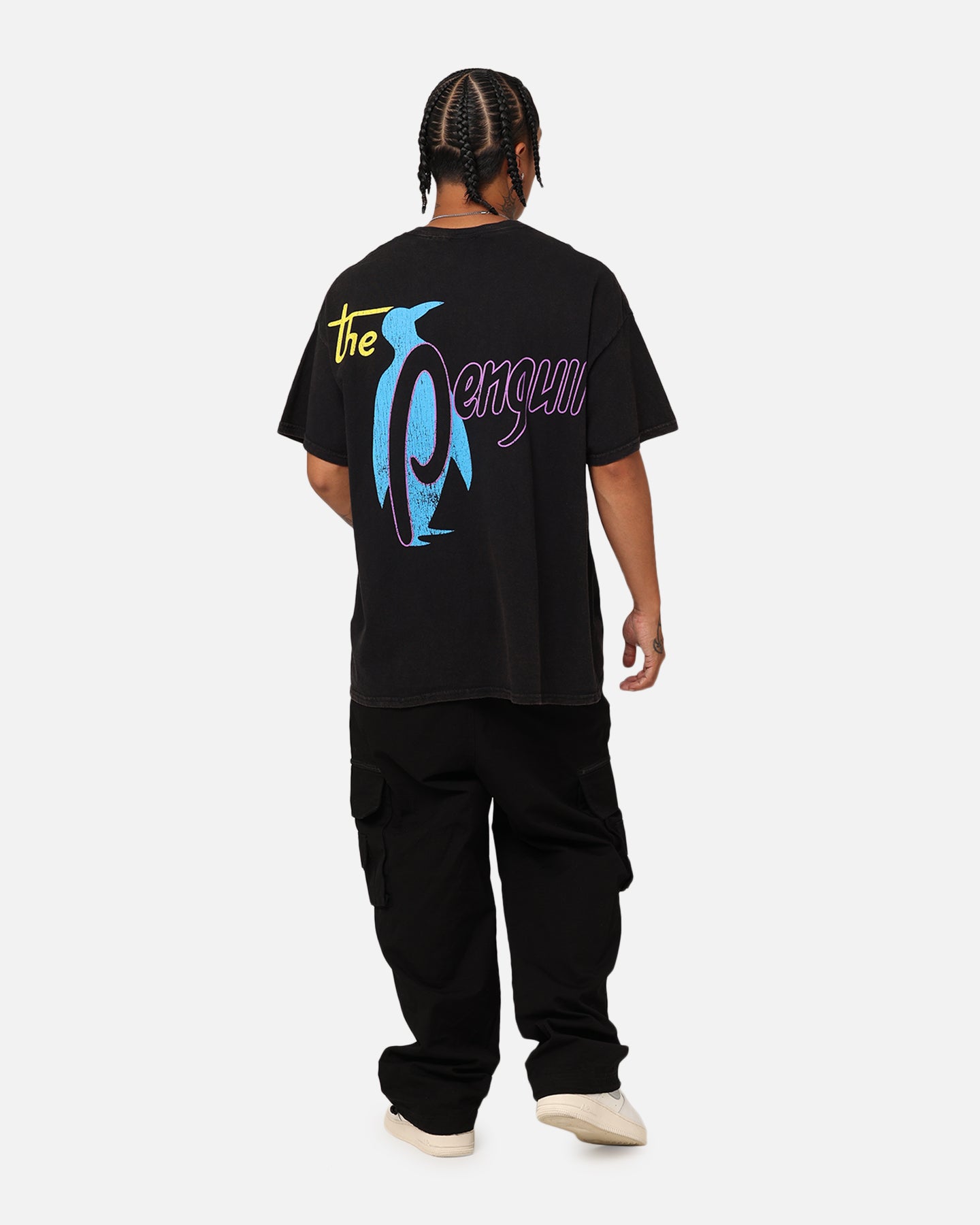 Goat Crew X DC Batman The Penguin Vintage T-Shirt Black Wash、mySite、zt4zffjzw