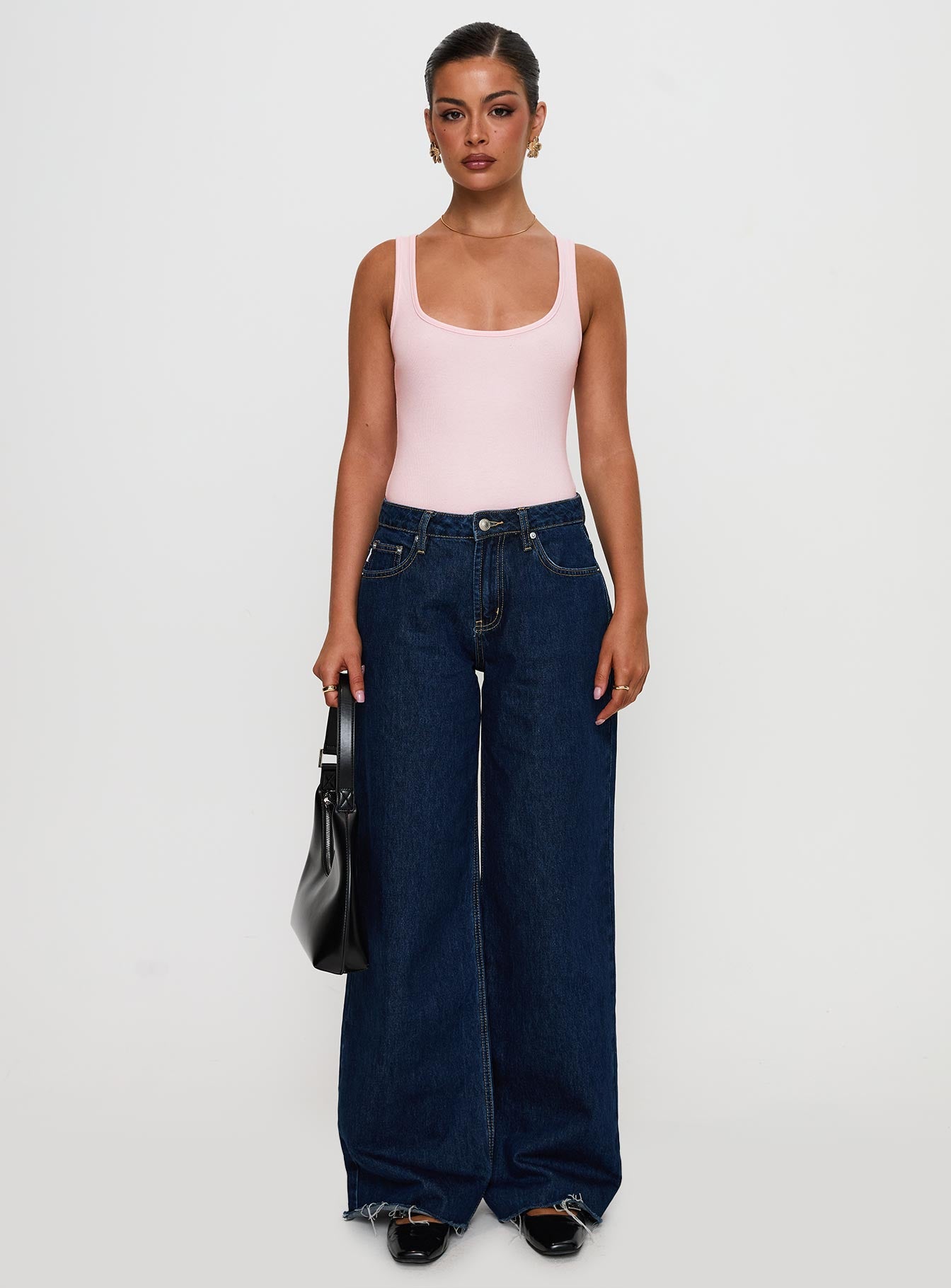 Baseline Rib Bodysuit Pink、mySite、solidvoid