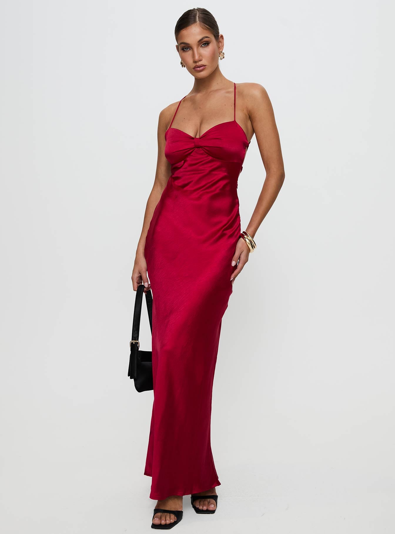 Kristelle Maxi Dress Red、mySite、solidvoid