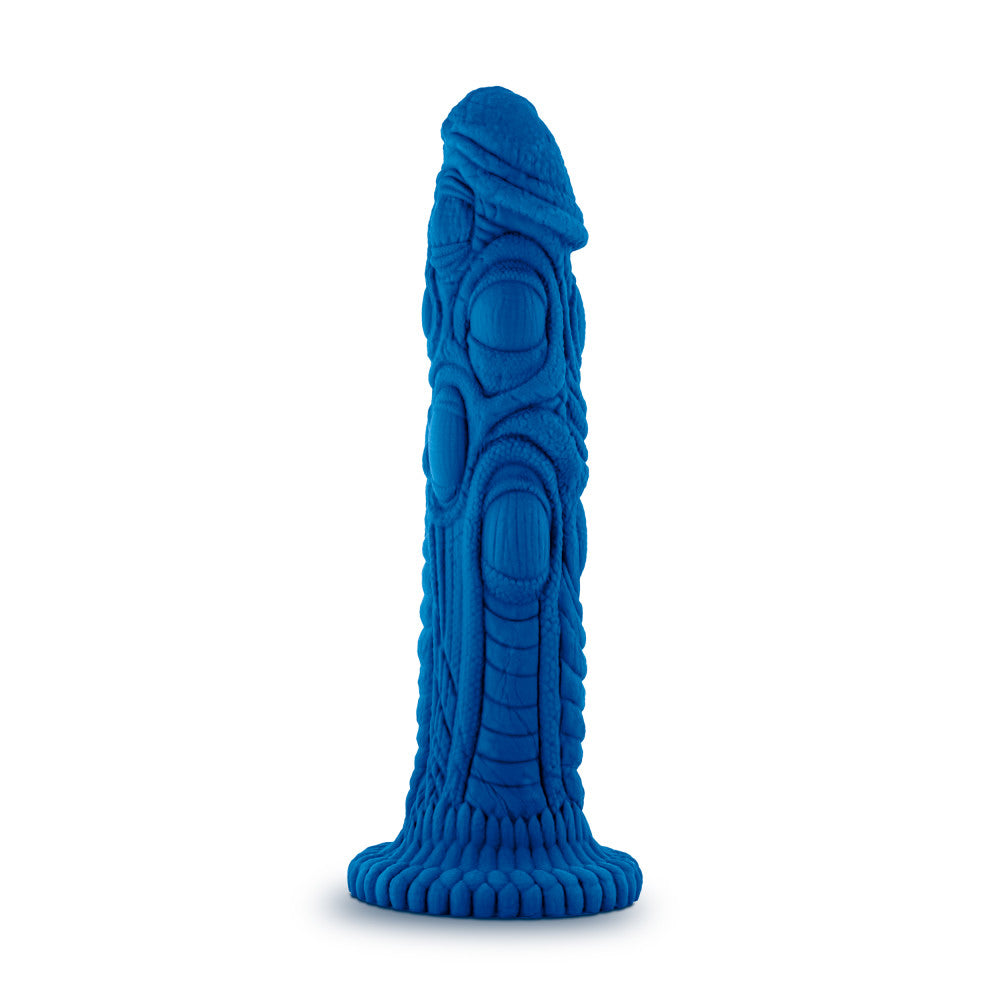 The Realm By Blush® | Draken Blue 7.5-Inch Long Dildo With Suction Cup Base、mySite、bottomscart