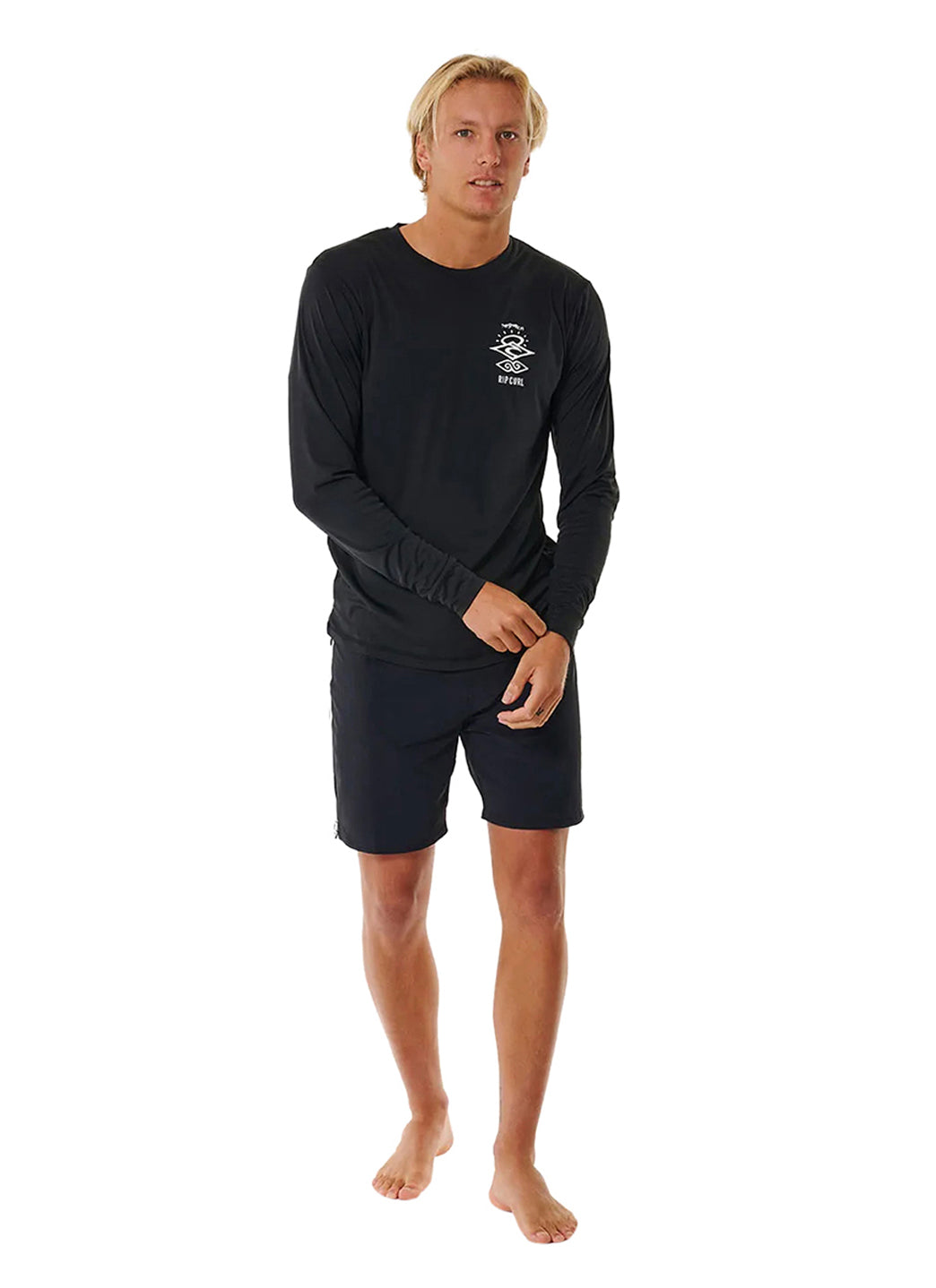 Rip Curl Men's Icons Surflite UPF Long Sleeve Surf Shirt、mySite、noshort