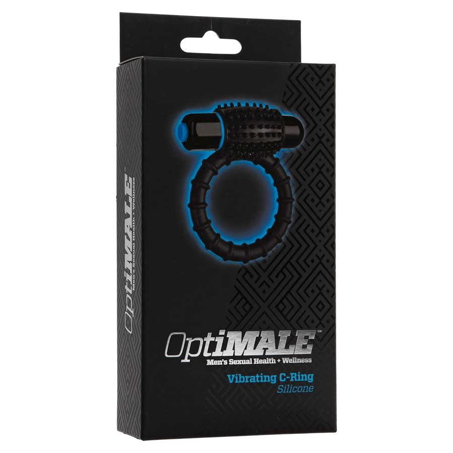 Pure Silicone Vibrating Cock Ring and Penis Enhancer by Optimale Black、mySite、bottomscart