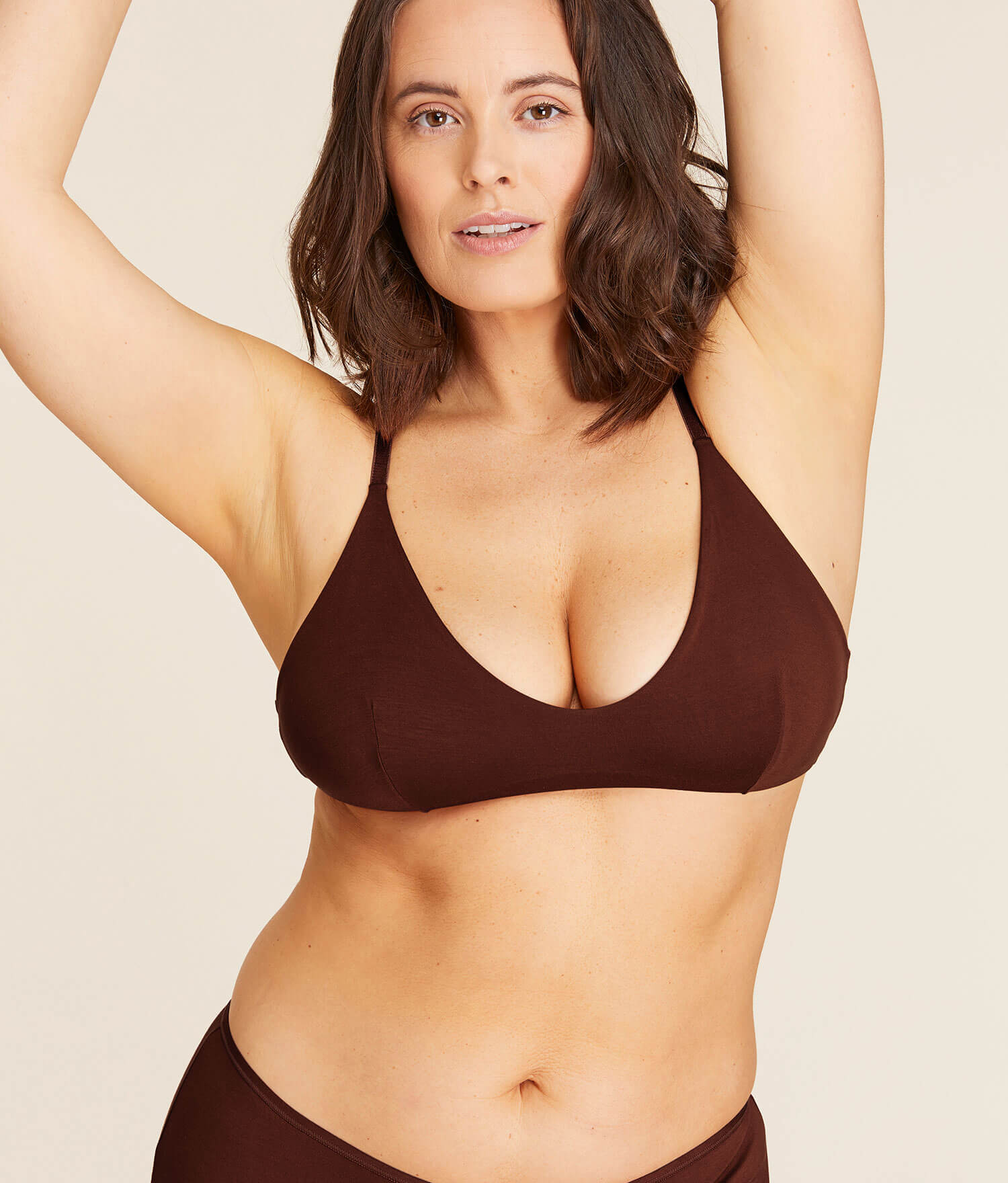  The Plunge Bralette - Rayon - Earth、mySite、ashleygrahame