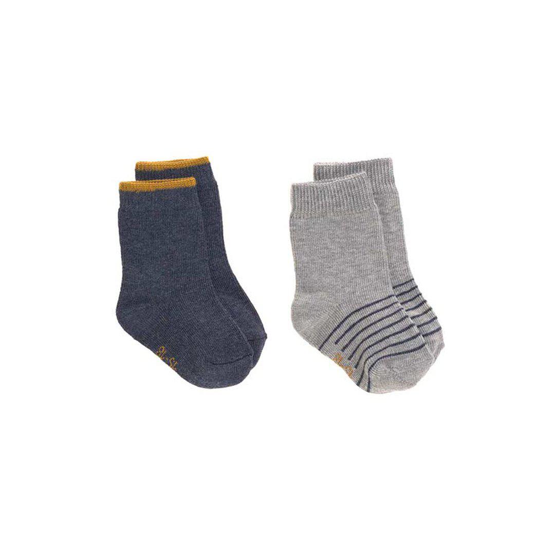  Lassig Anti-Slip Socks - Blue - 2 Pack、mySite、merchandisen