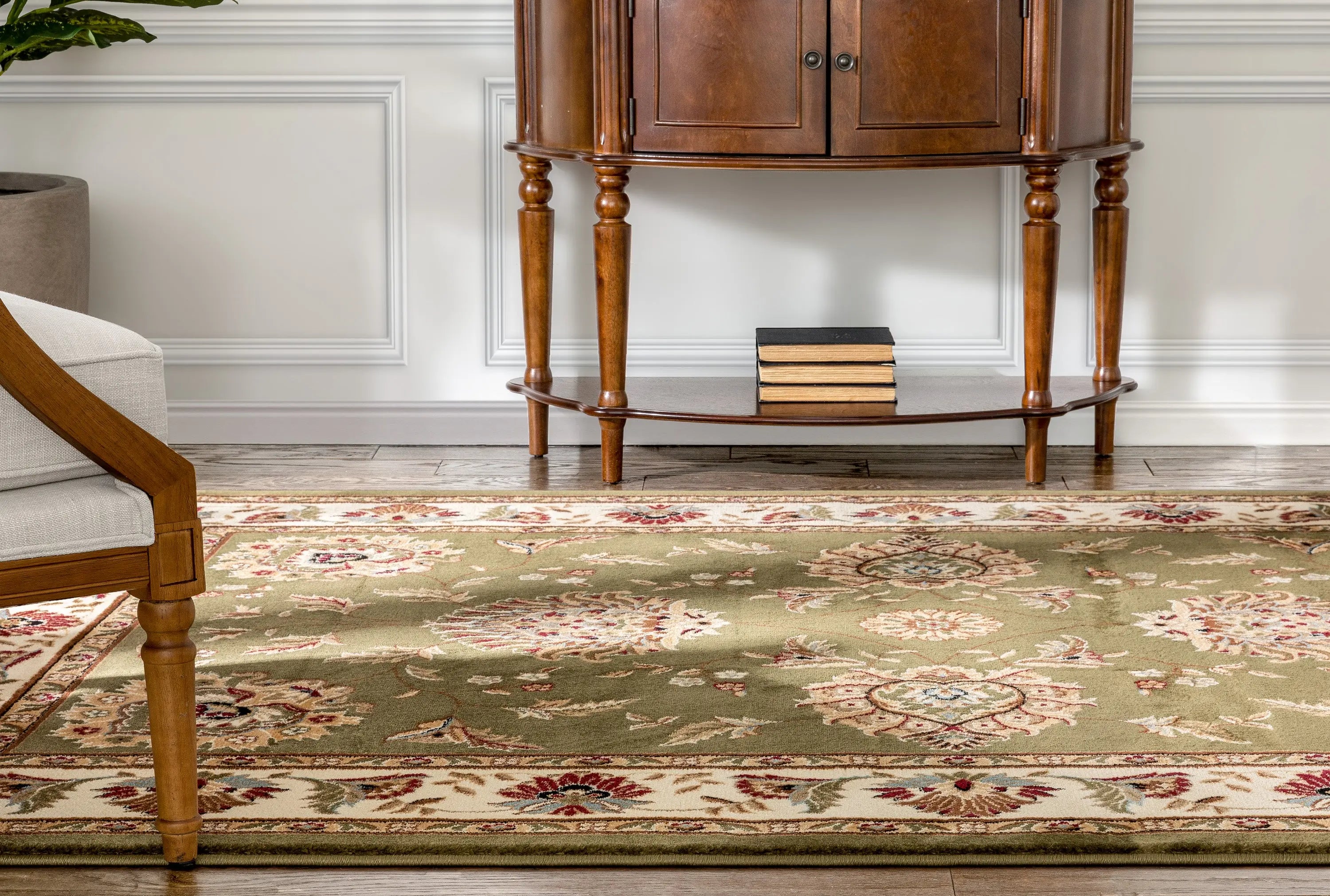 Abbasi Green Traditional Rug、mySite、gigharbornorthrealestate