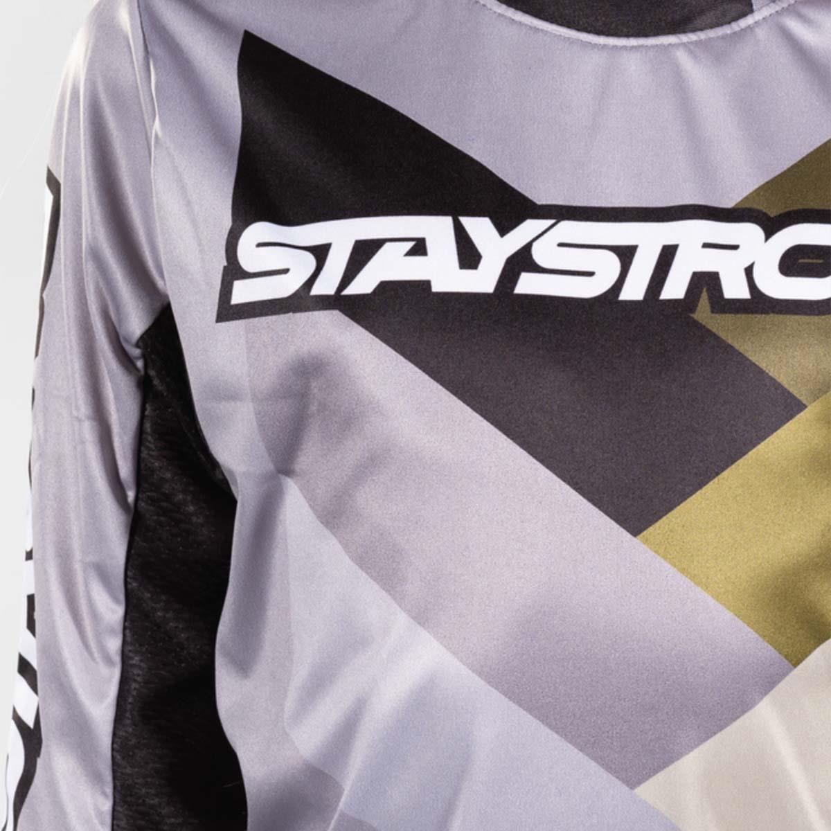  Stay Strong Youth Chevron Race Jersey - Grey、mySite、merchandisen