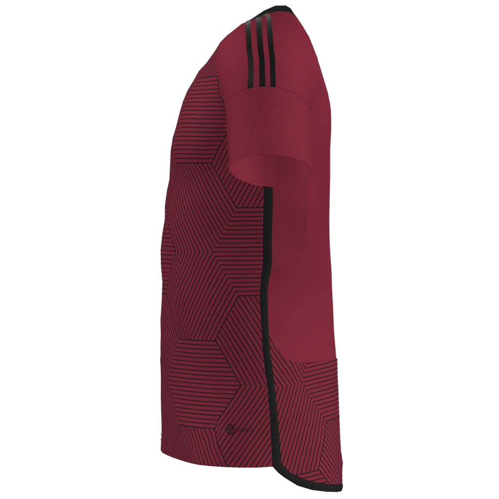 adidas ADULT Clippers FC Custom Competition 25 Jersey - Red、mySite、noshort