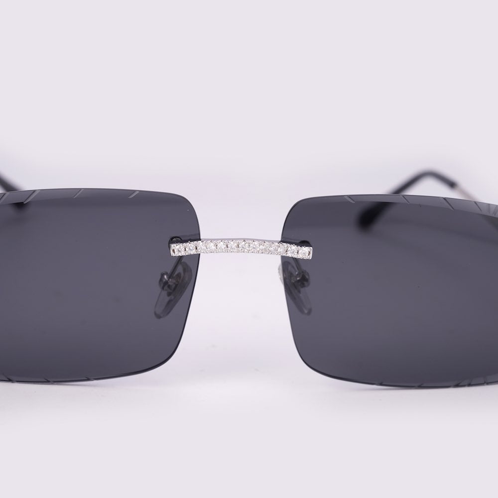 Moissanite Prong Sunglasses 14K Gold、mySite、hinf8tx79