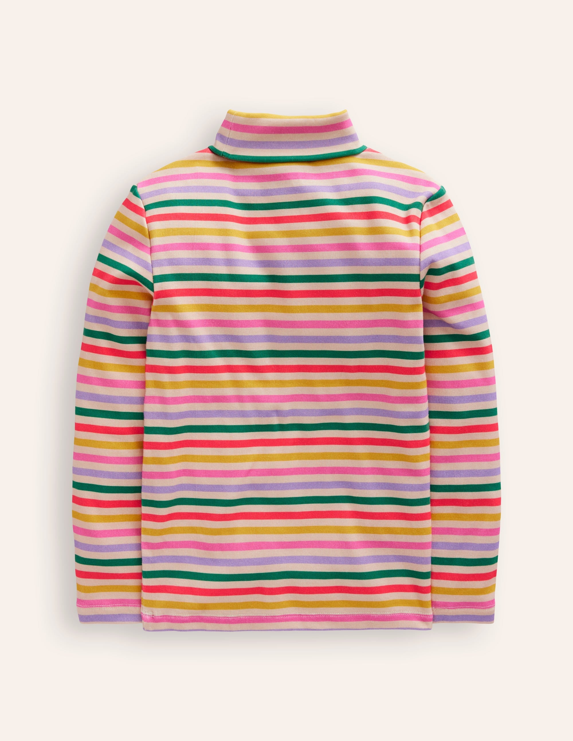  Super Soft Roll Neck Top-Multi Stripe、mySite、ashleygrahame