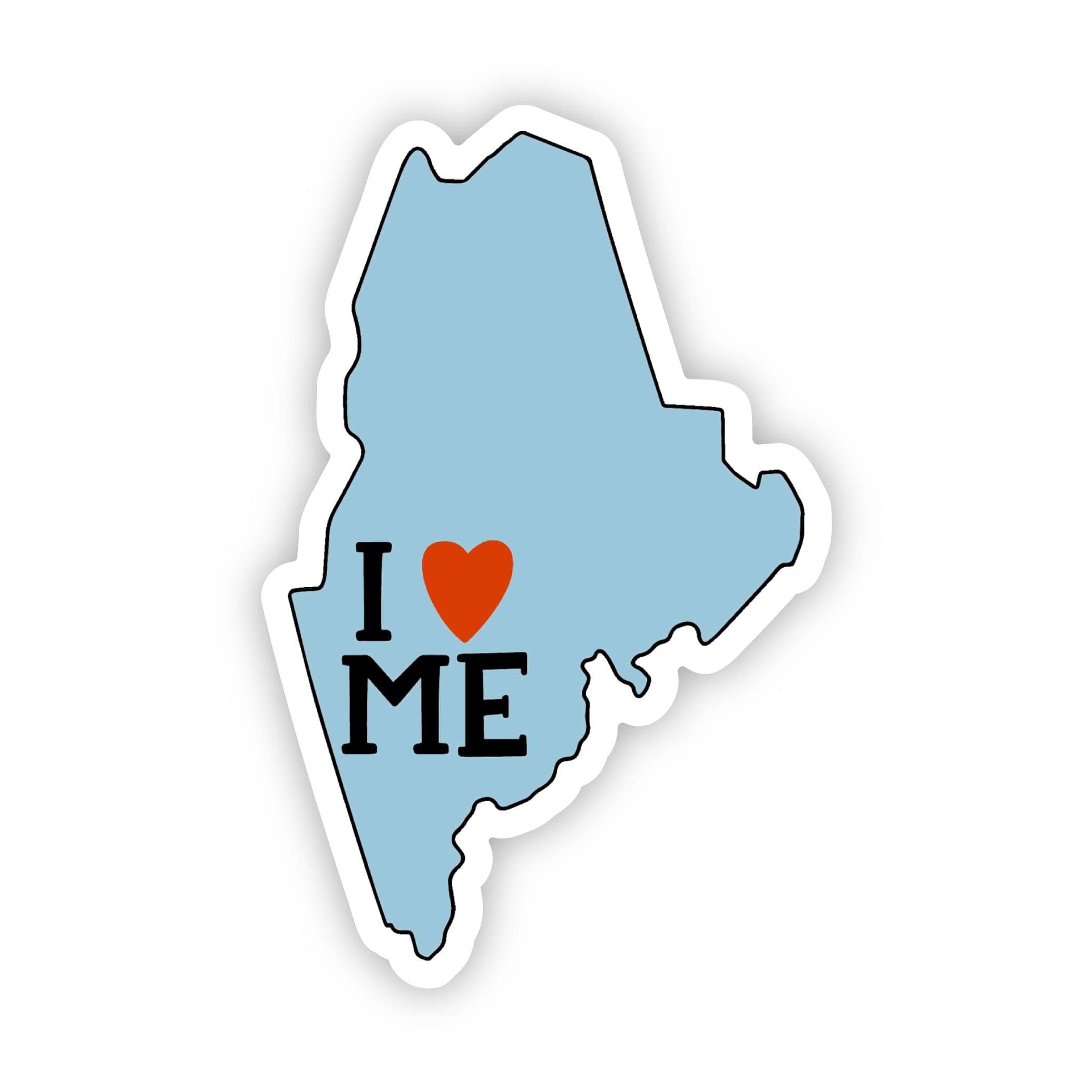  I Love Maine Sticker、mySite、ghnorth