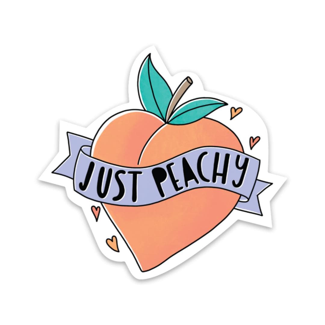  Just Peachy - Mental Health Sticker、mySite、elrpsem3k