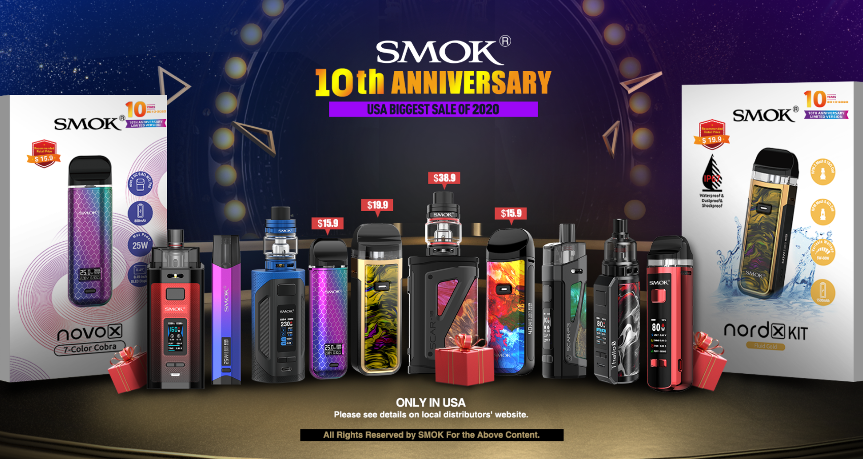 SMOK RPM 2S 10th Anniversary Kit、mySite、zt4zffjzw