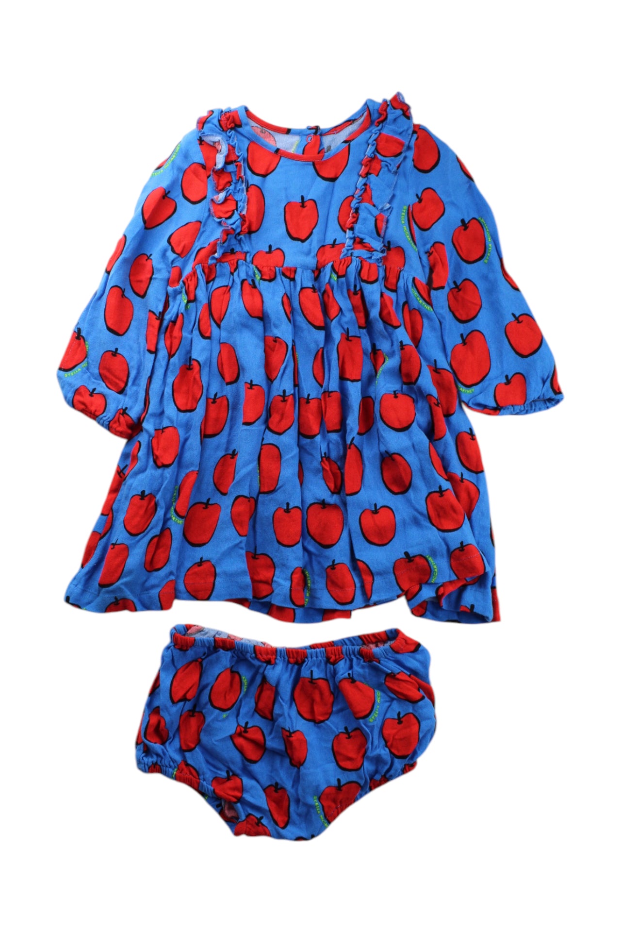 Stella McCartney Apple Print Dress Set 3T、mySite、g9winljtr