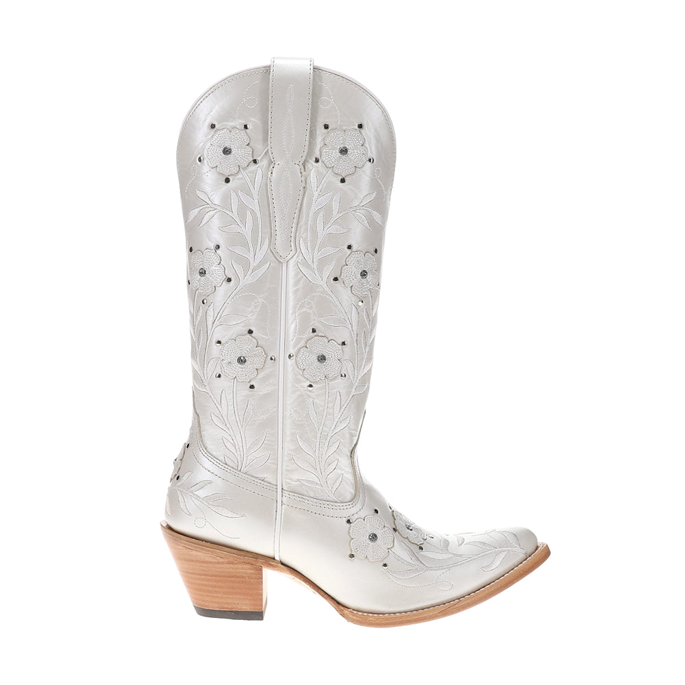 Romance Floral Embroidered Pointed Toe Cowboy Boots、mySite、gtrtttuynbv
