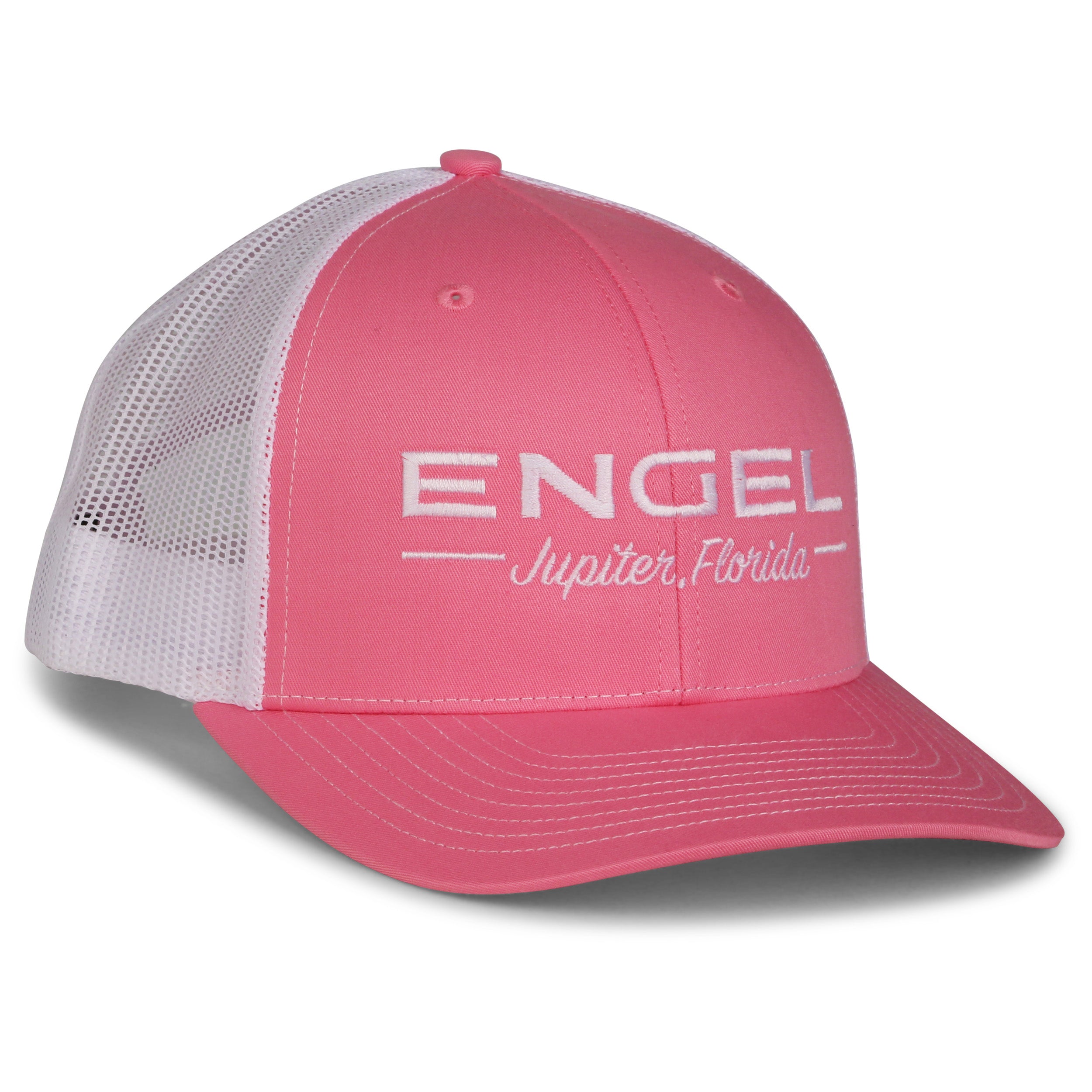 Engel Columbia Hot Pink & White 112 Trucker Cap by Richardson®、mySite、noshort