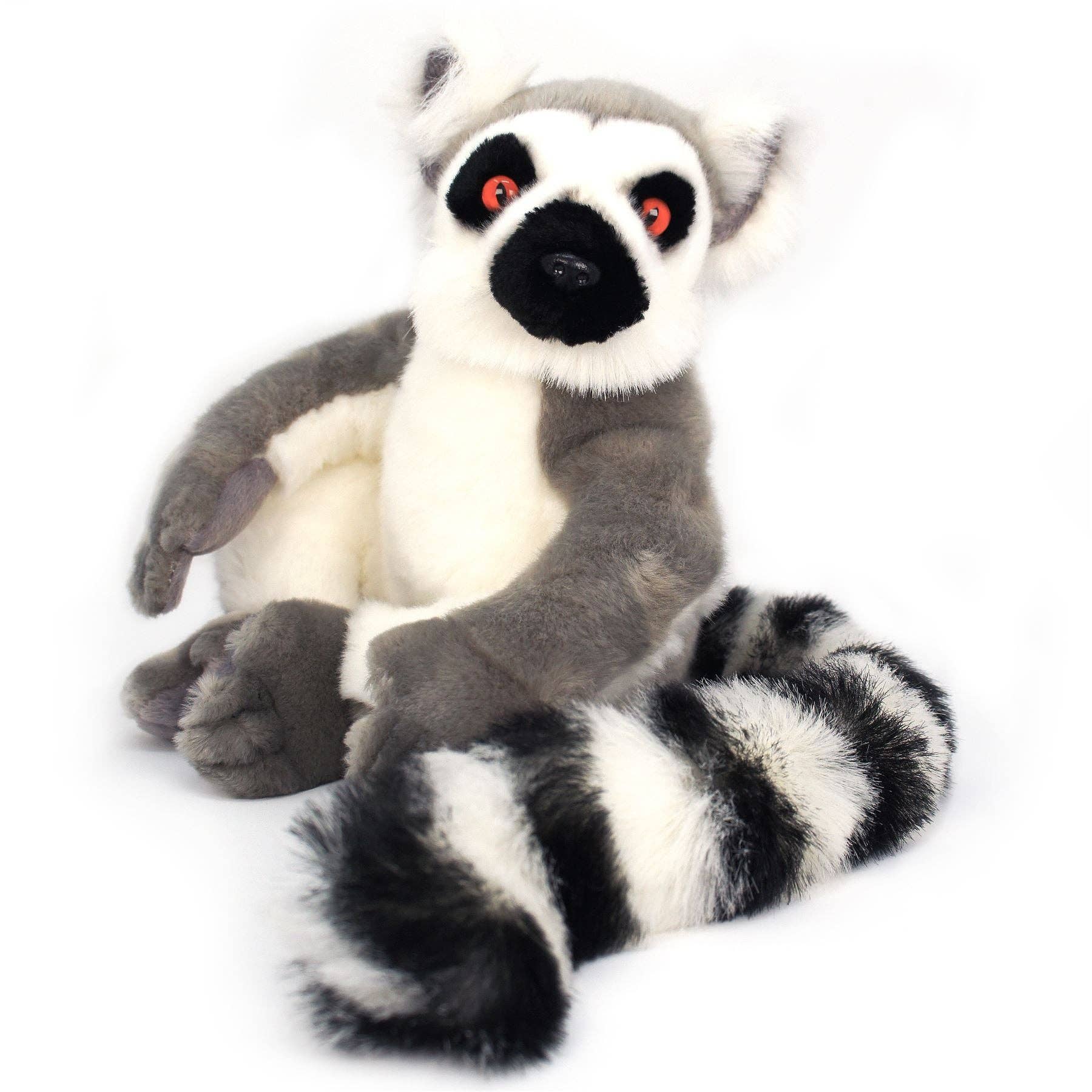 Plush Ring-Tailed Lemur 21 Inch Realistic Stuffed Animal、mySite、g9winljtr