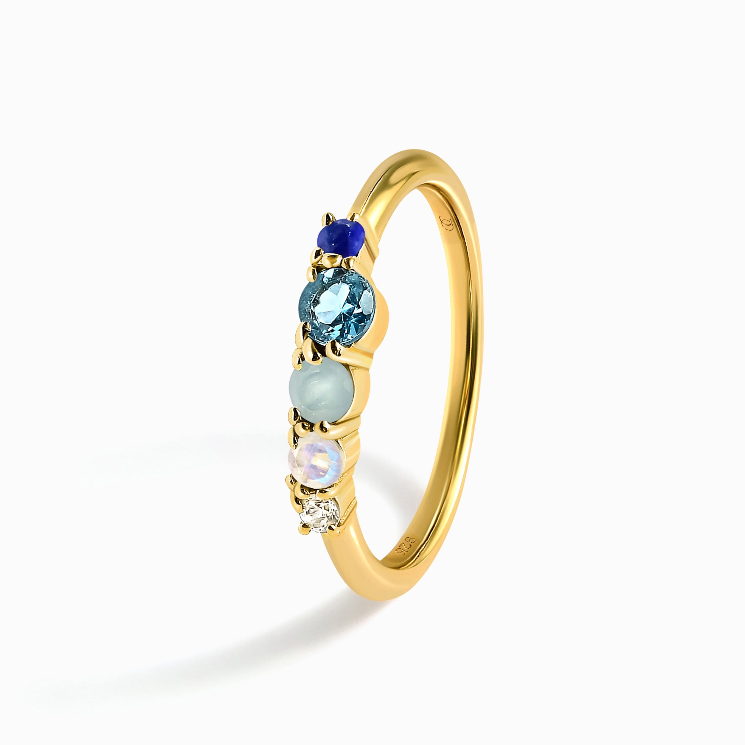 Aquamarine Moonstone Ring - Rain、mySite、hinf8tx79