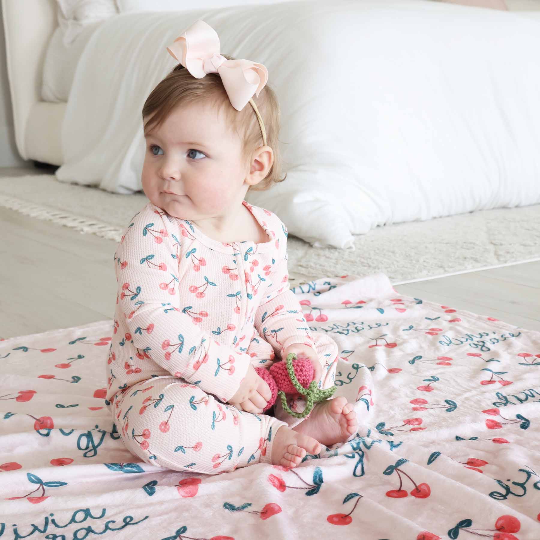  Cherry On Top Bamboo Waffle Convertible Zip Romper、mySite、layawaytickets