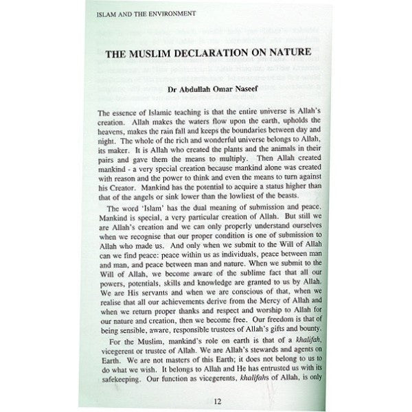 Islam and the Environment By Harfiyah Abdel Haleem、mySite、topwebapps