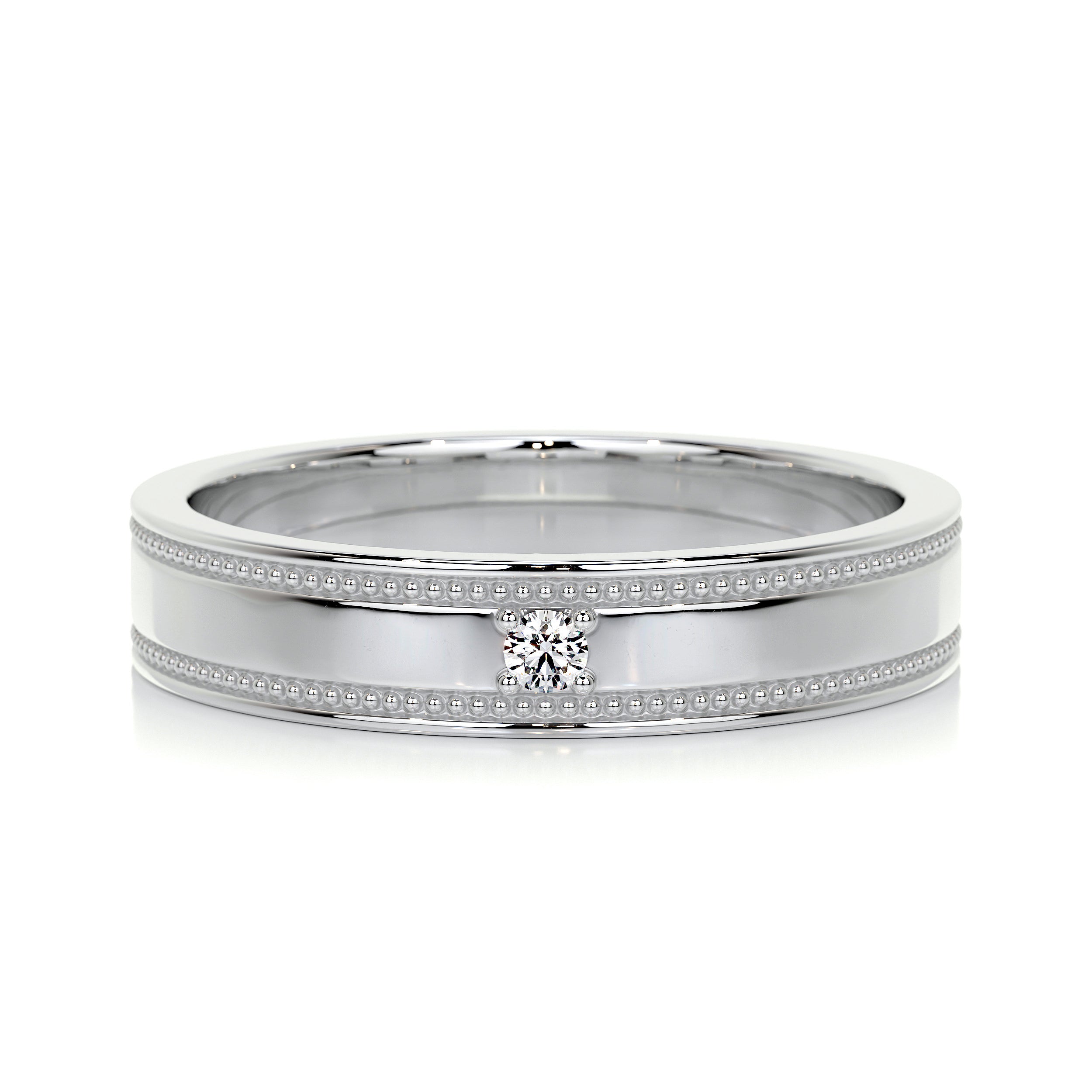 Sherry Diamond Wedding Ring (0.02 Carat) -14K White Gold、mySite、hinf8tx79