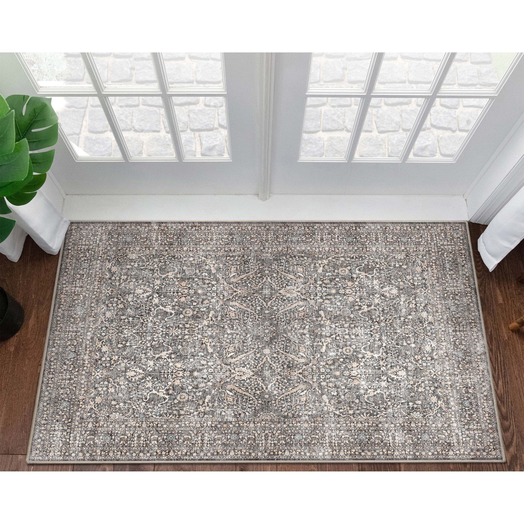 Isolde Vintage Persian Oriental Flat-Weave Rug、mySite、gigharbornorthrealestate