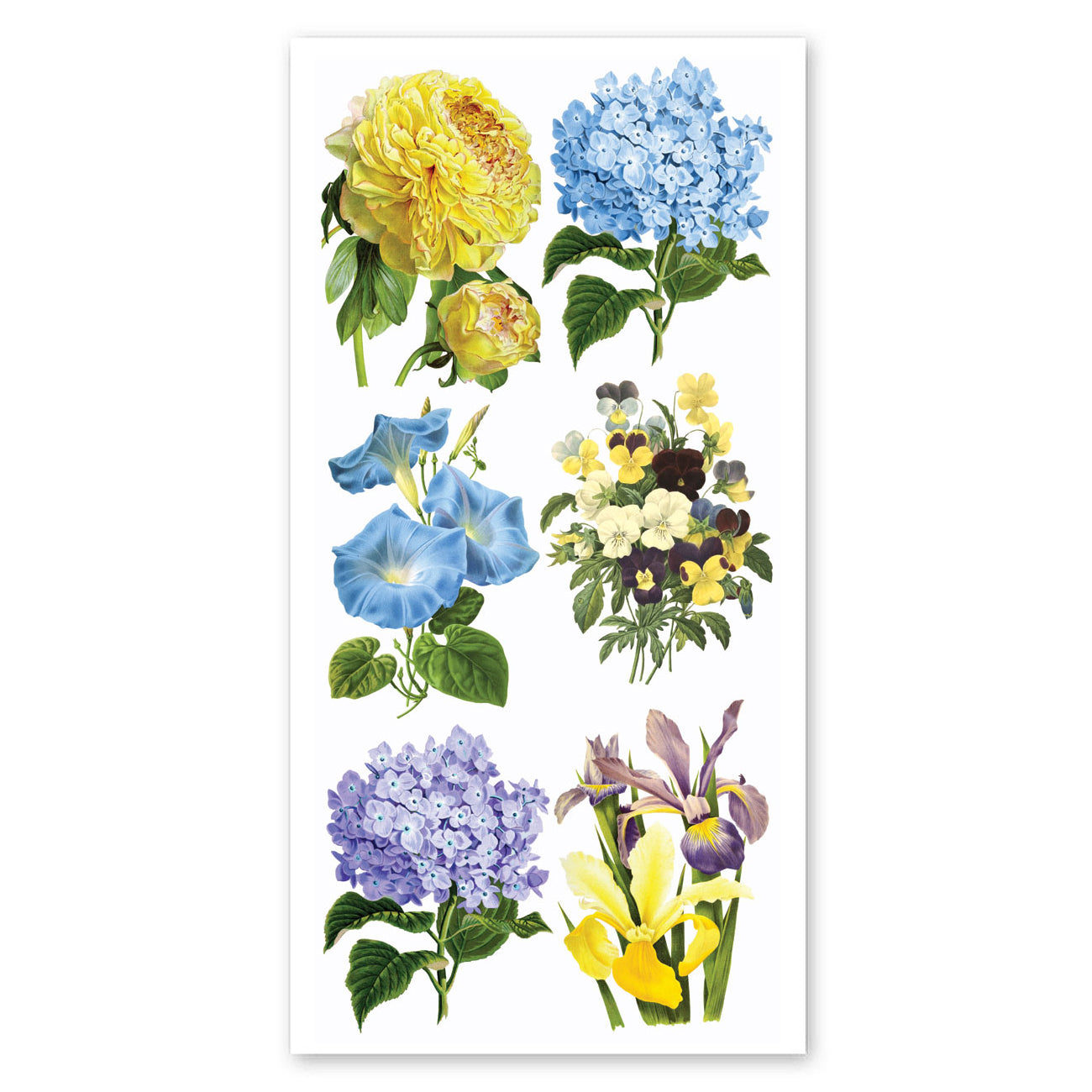  Blue and Yellow Bouquet Stickers、mySite、ghnorth
