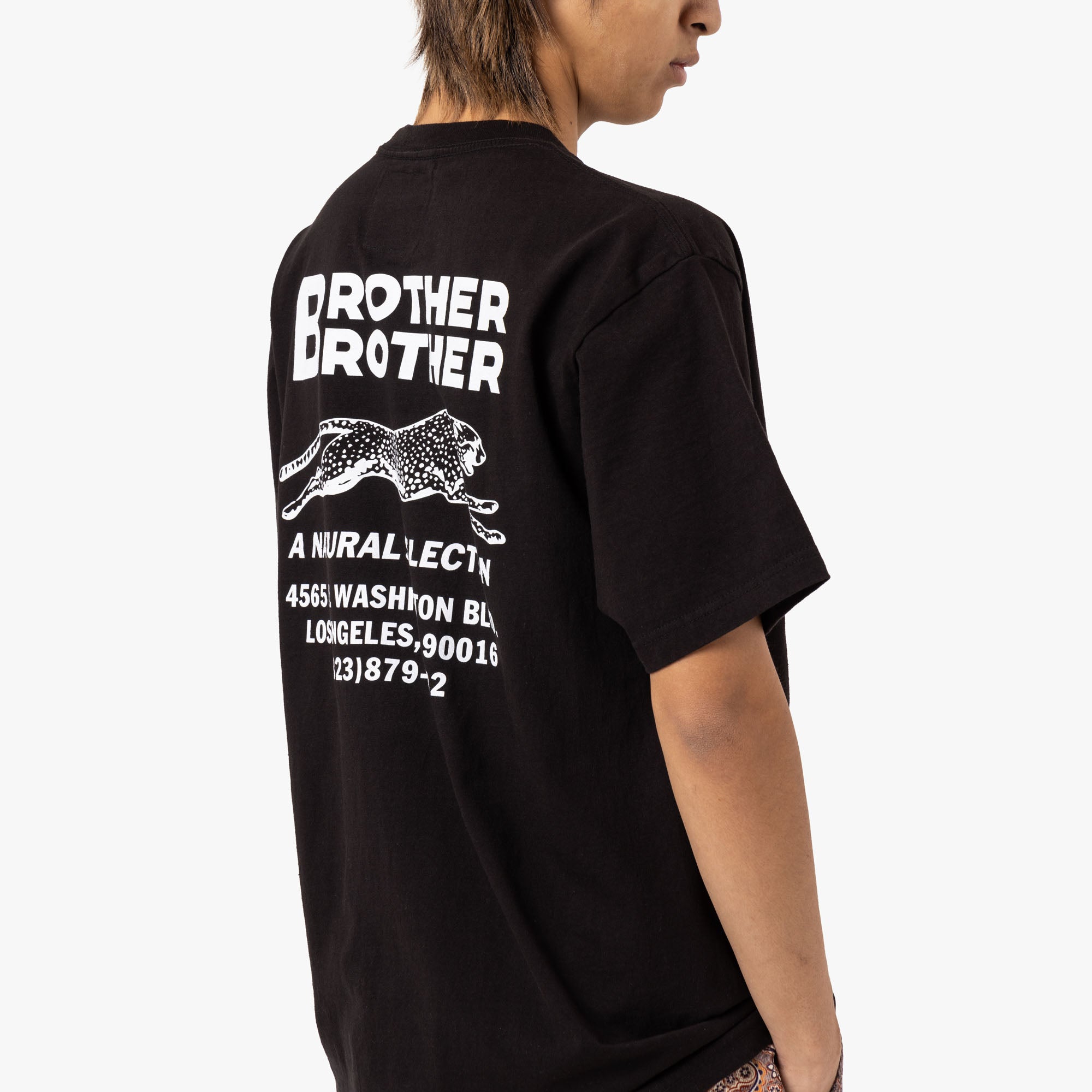  Brother Brother Shop Tee Black / White、mySite、merchandisen