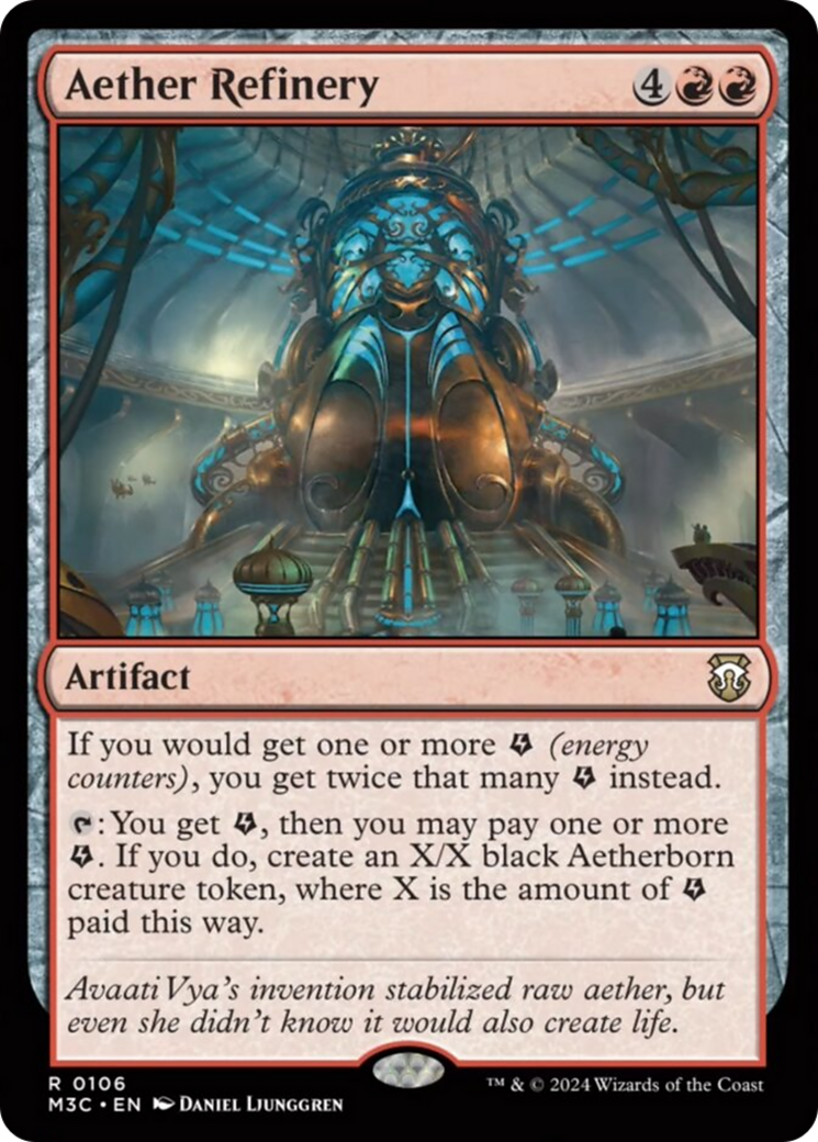 Aether Refinery Modern Horizons 3 Commander、mySite、waistdrama