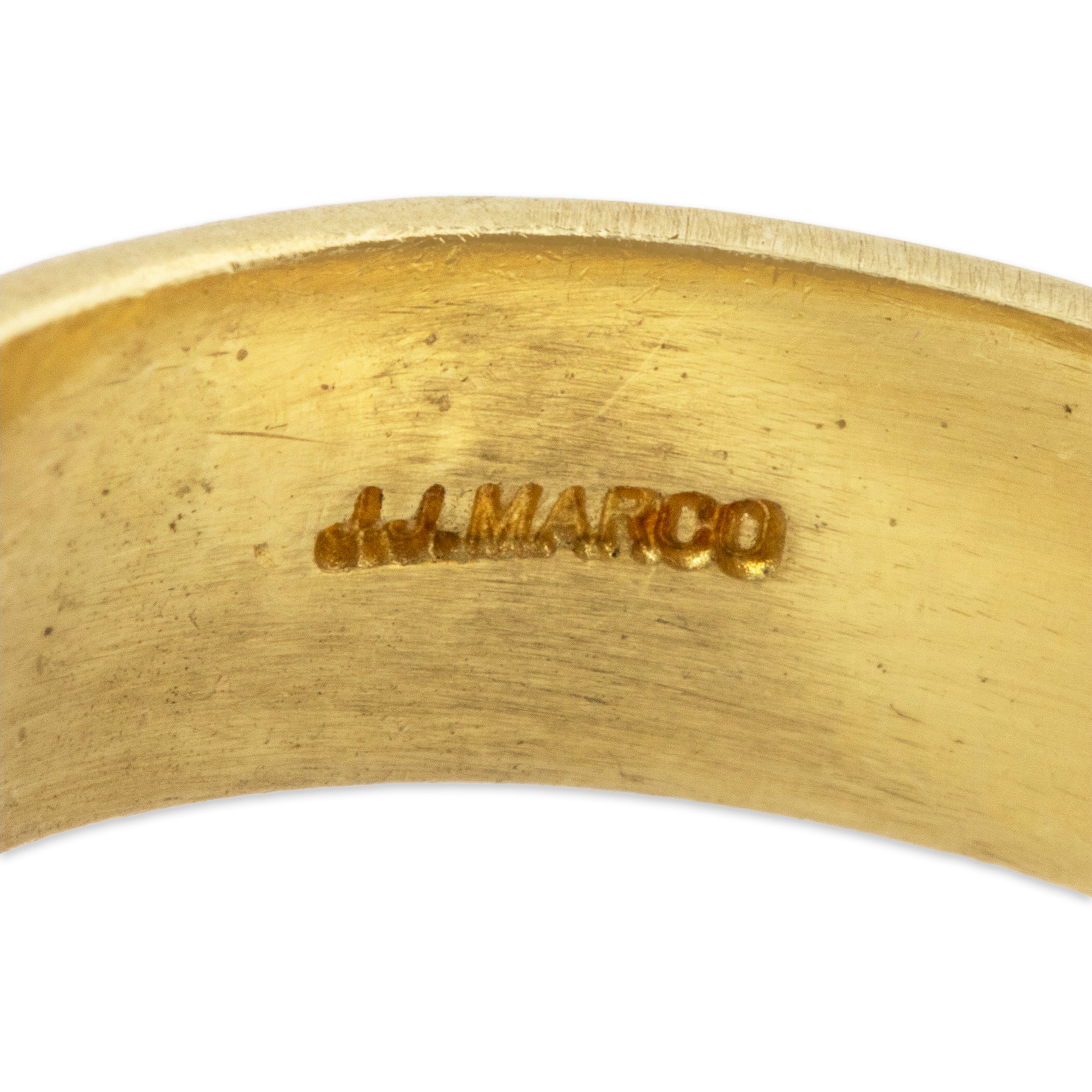 Vintage 18k Yellow Gold Citrine .348cttw Diamond Halo Brushed Ring 7.00、mySite、hinf8tx79