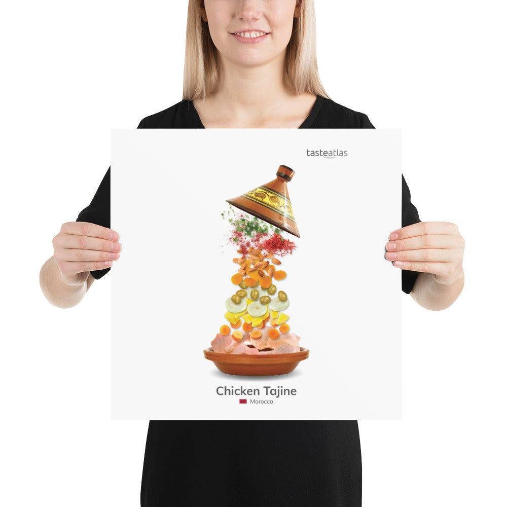 Chicken Tajine Poster (in)、mySite、camillekostekn