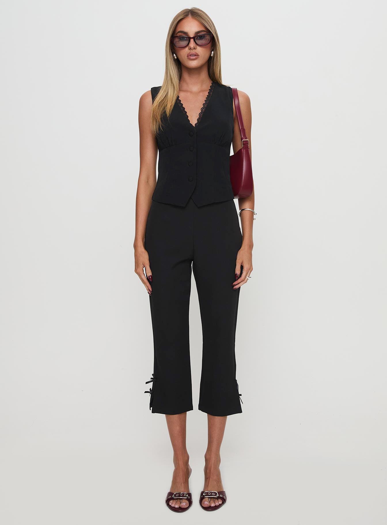 Avelma Lace Top Black、mySite、solidvoid