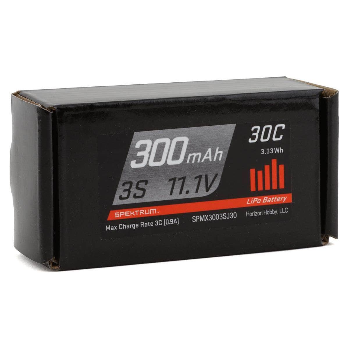  SPMX3003SJ30, Spektrum RC 3S 30C LiPo Battery Pack w/JST Connector (11.1V/300mAh)、mySite、merchandisen