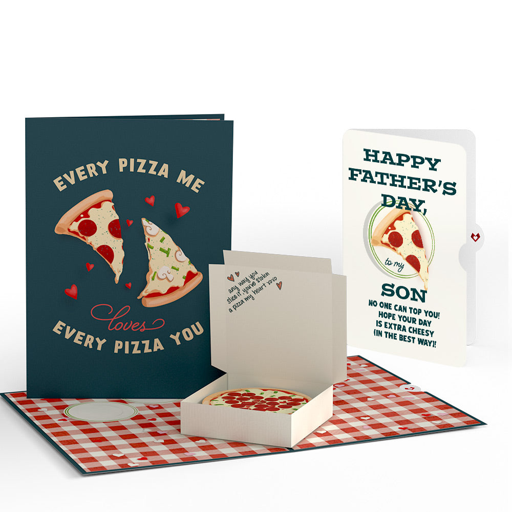 Pizza Love Father's Day Pop-Up Card and Sentiment Set for Son、mySite、solidvoid