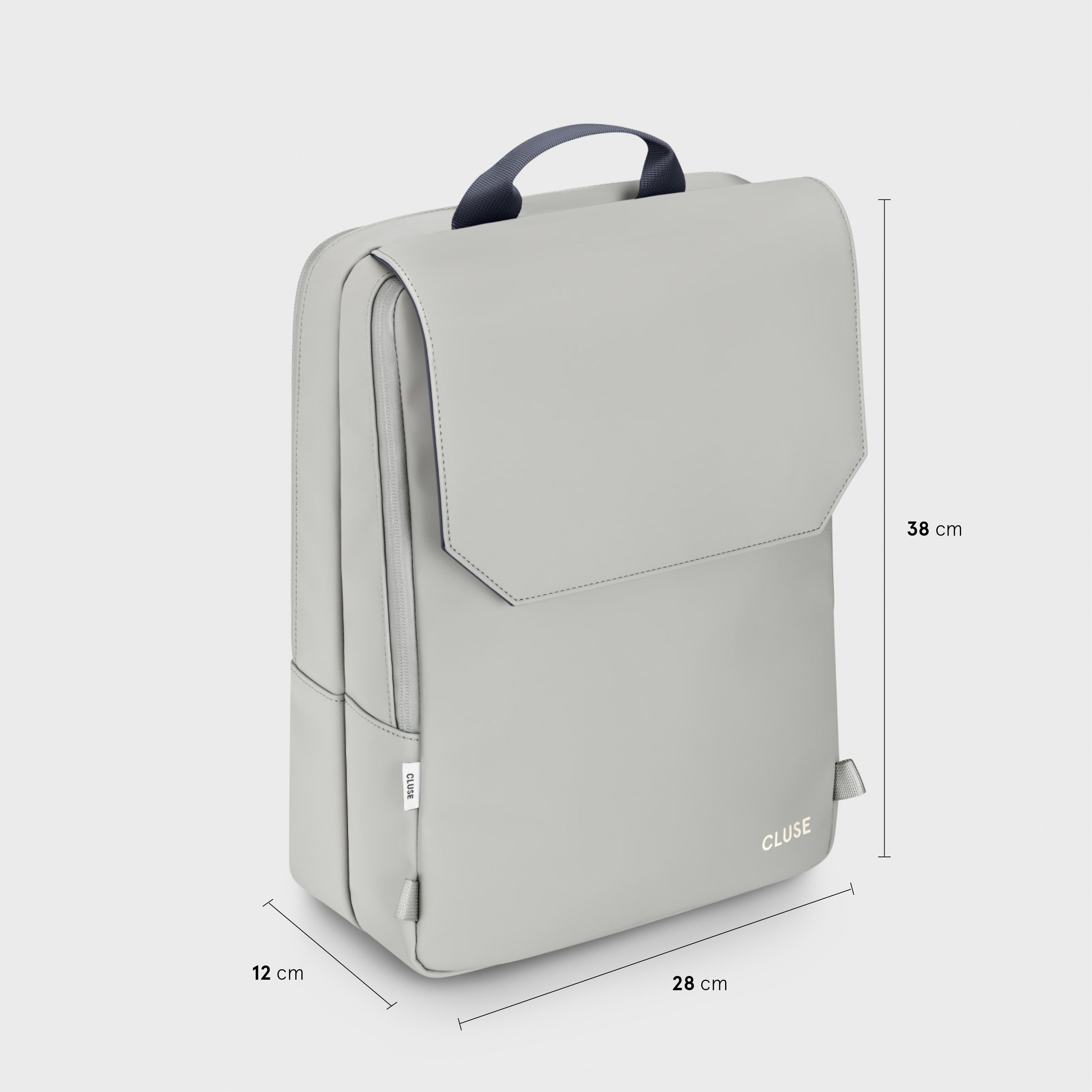 Le Réversible Backpack, Light Grey Navy, Silver Colour、mySite、botmansion