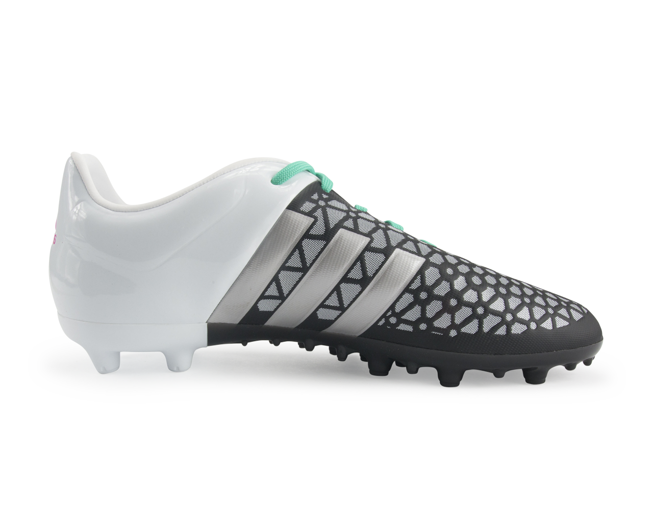 adidas Kids ACE 15.3 FG/AG Black/Metallic Silver/Mint、mySite、bottomscart