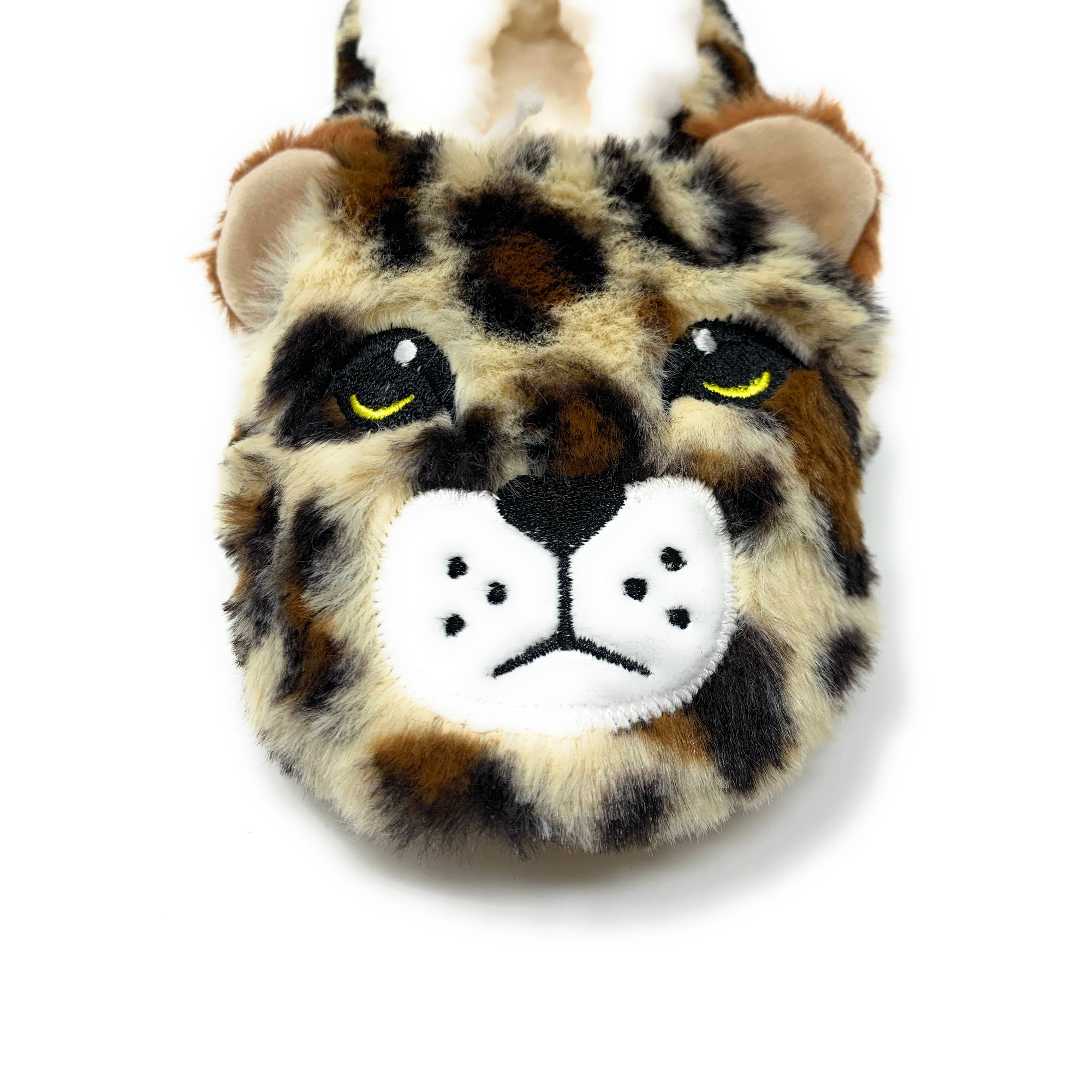 Cheetah Bang | Women's Fluffy Sherpa House Slippers、mySite、g9winljtr
