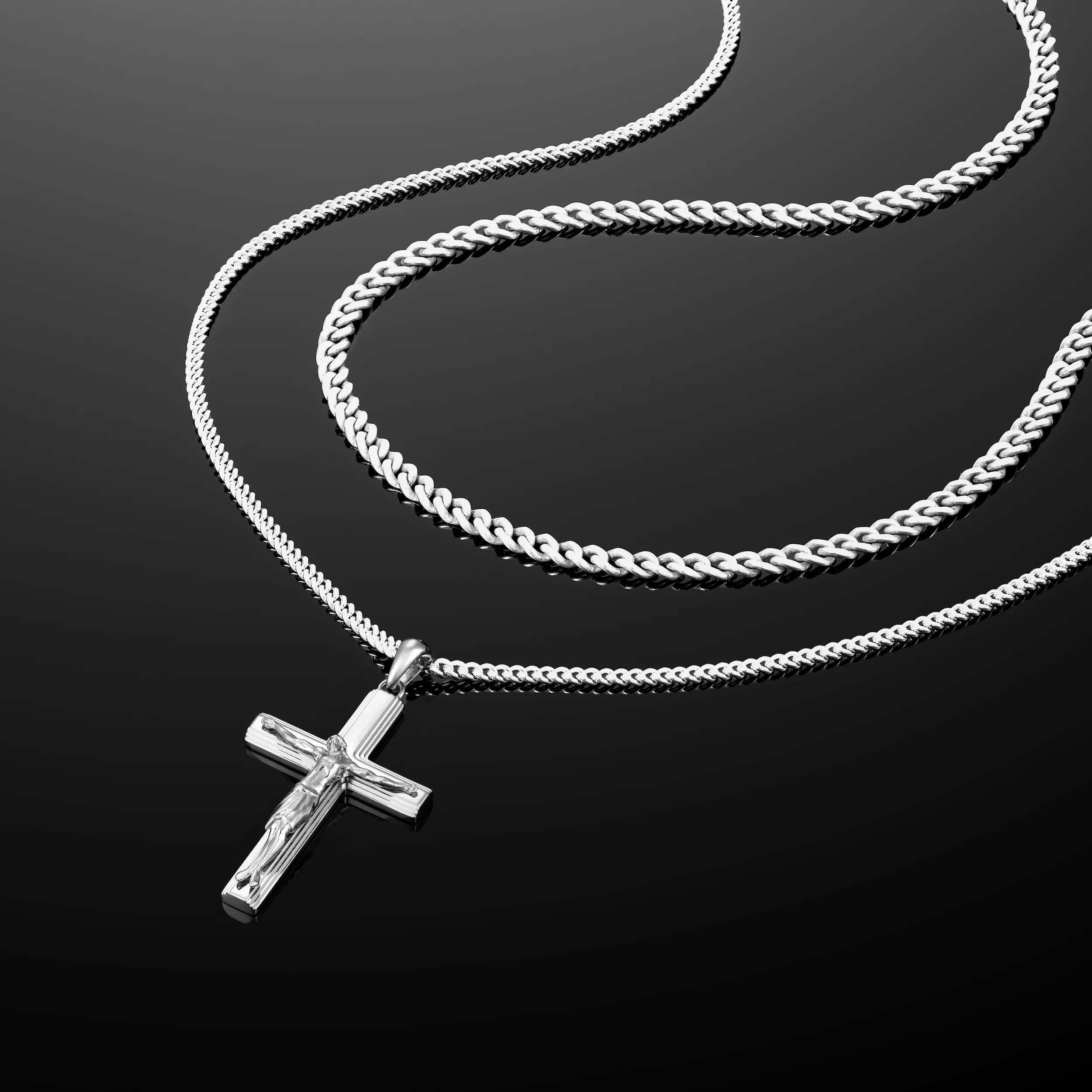 Crucifix Pendant - Silver、mySite、botmansion