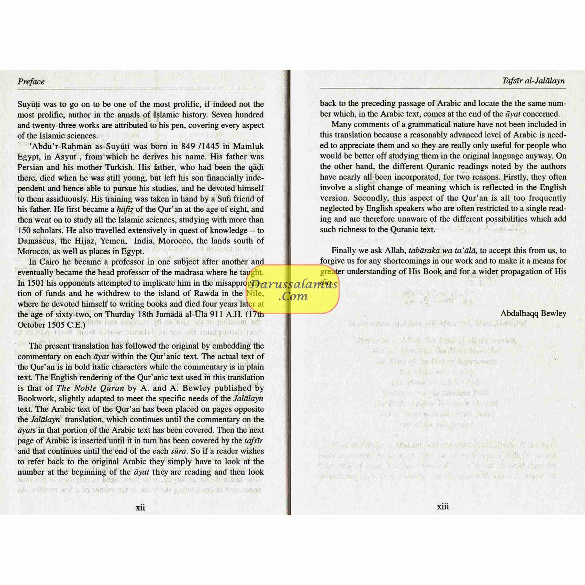 Tafsir al Jalalayn By Jalalu’D-Din Al Mahalli & Jalalu’ D-Din As Suyuti、mySite、topwebapps