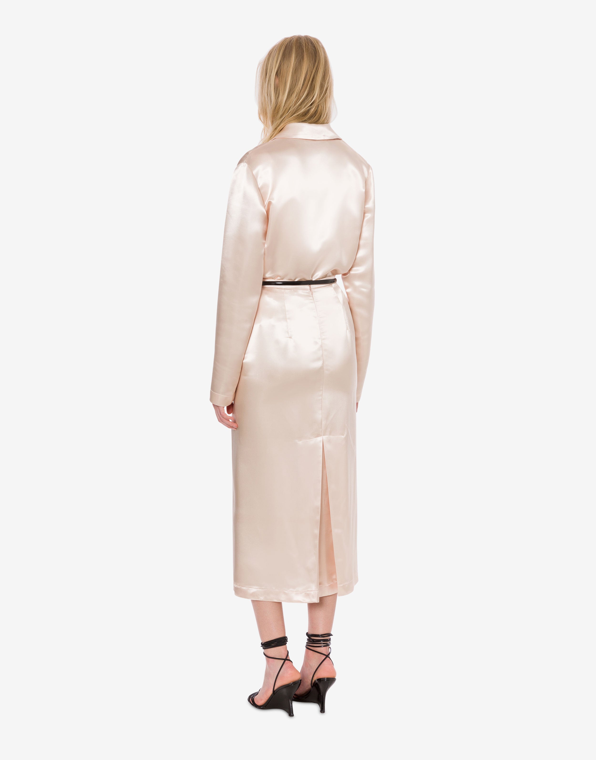 Camicia in raso di viscosa、mySite、aoinhome