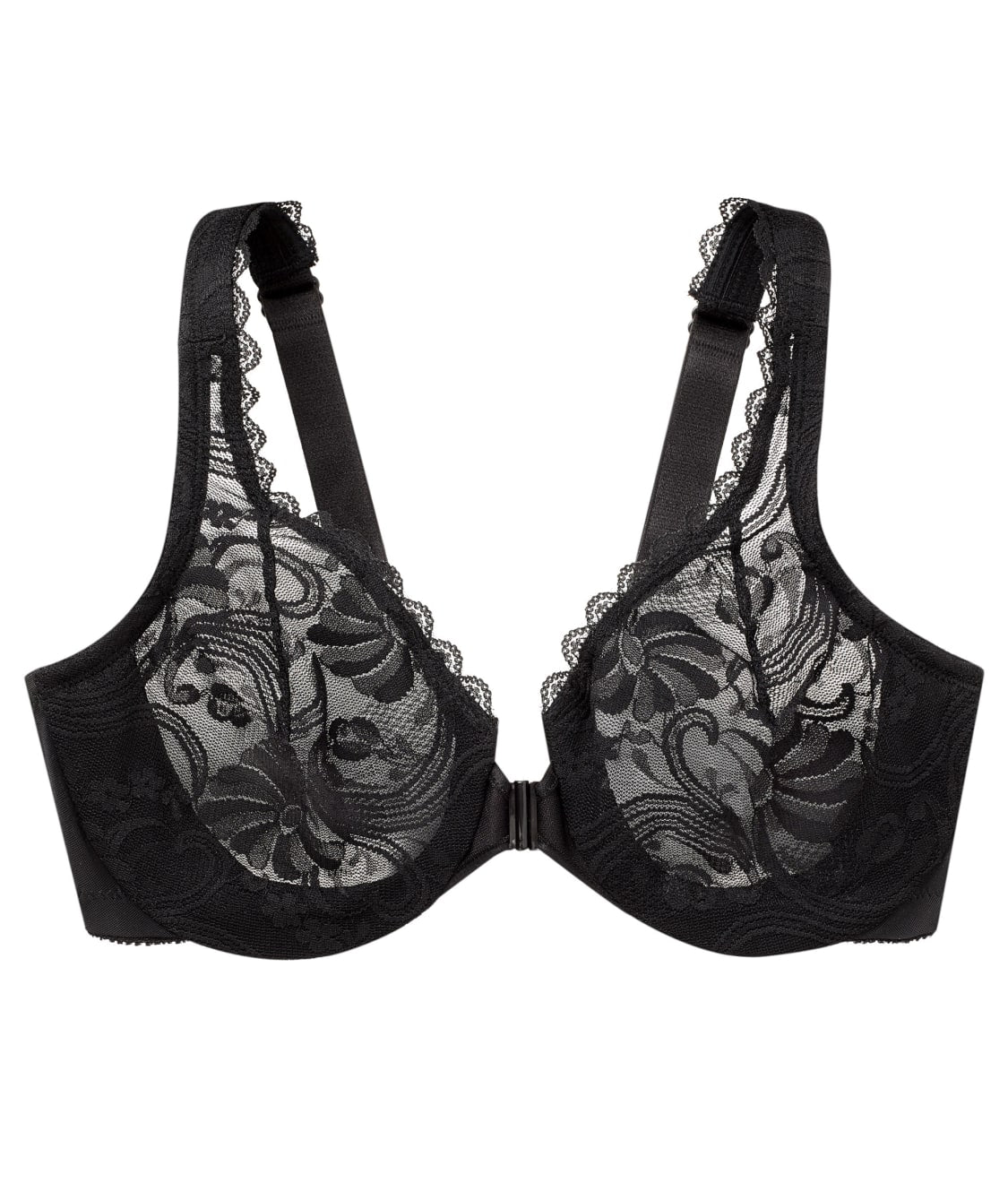  WonderWire Front-Close Stretch Lace Bra、mySite、justintrudeaud